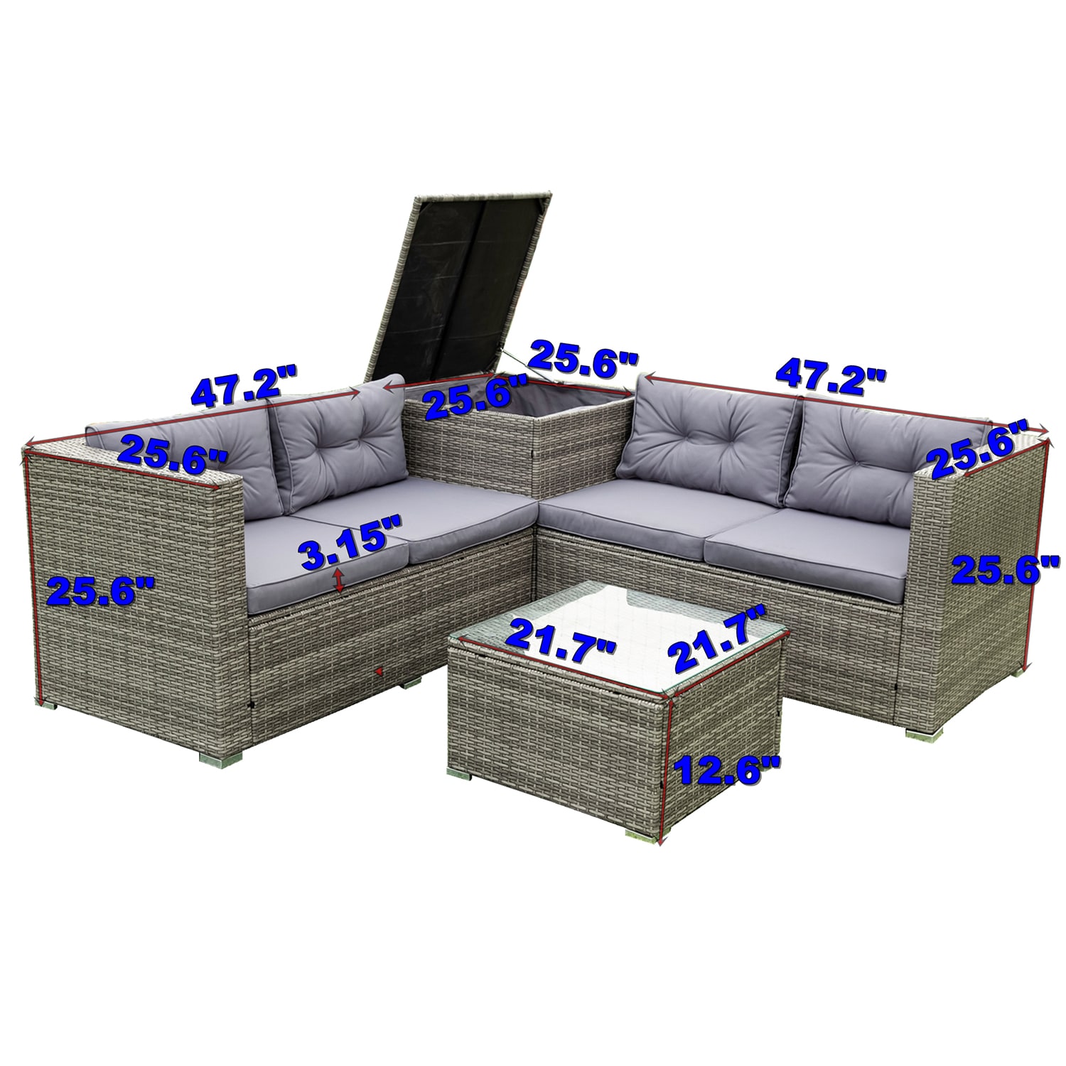 SINOFURN SYA990004BG Patio-Sofas-Daybeds - View #15