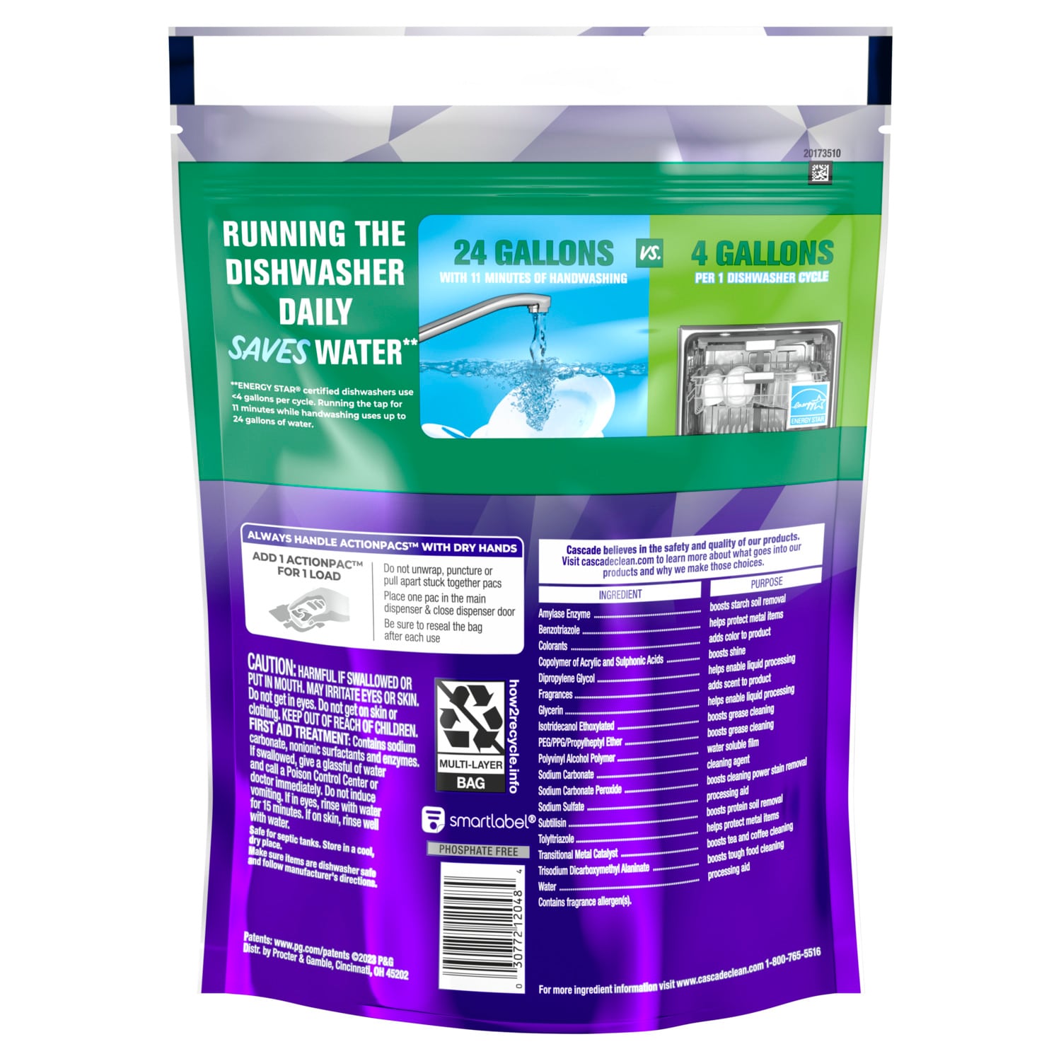 Cascade 3077212048 Dishwasher-Detergent - View #8