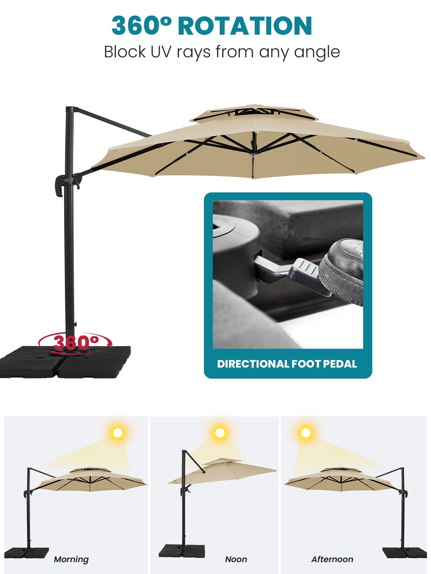 JEAREY JE-LKLM-13FT-BE Umbrellas-2 - View #7