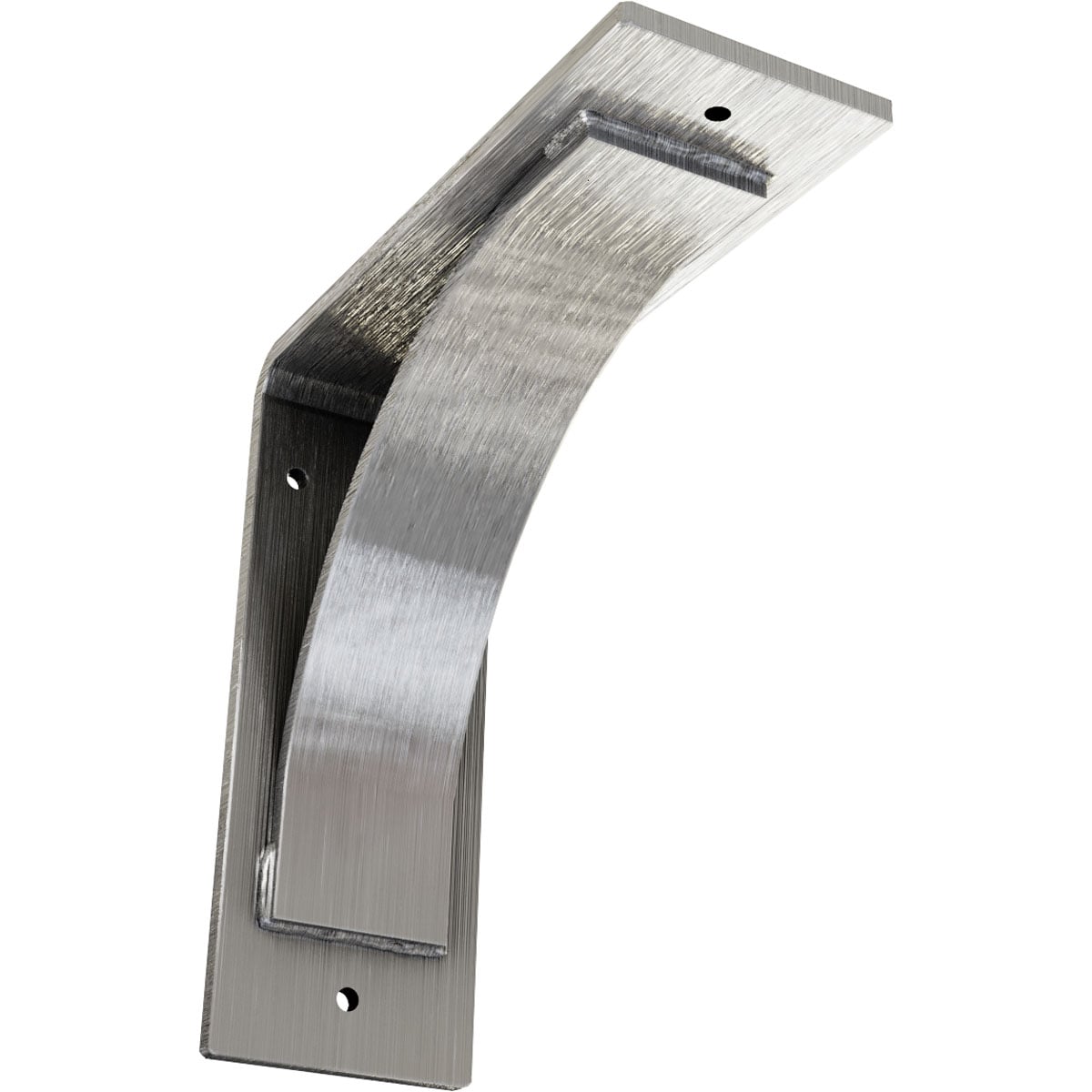 Ekena Millwork BKTM03X08X08MOCRS Morris Morris 8-in x 3-in x 8-in Stainless steel Steel Wall bracket