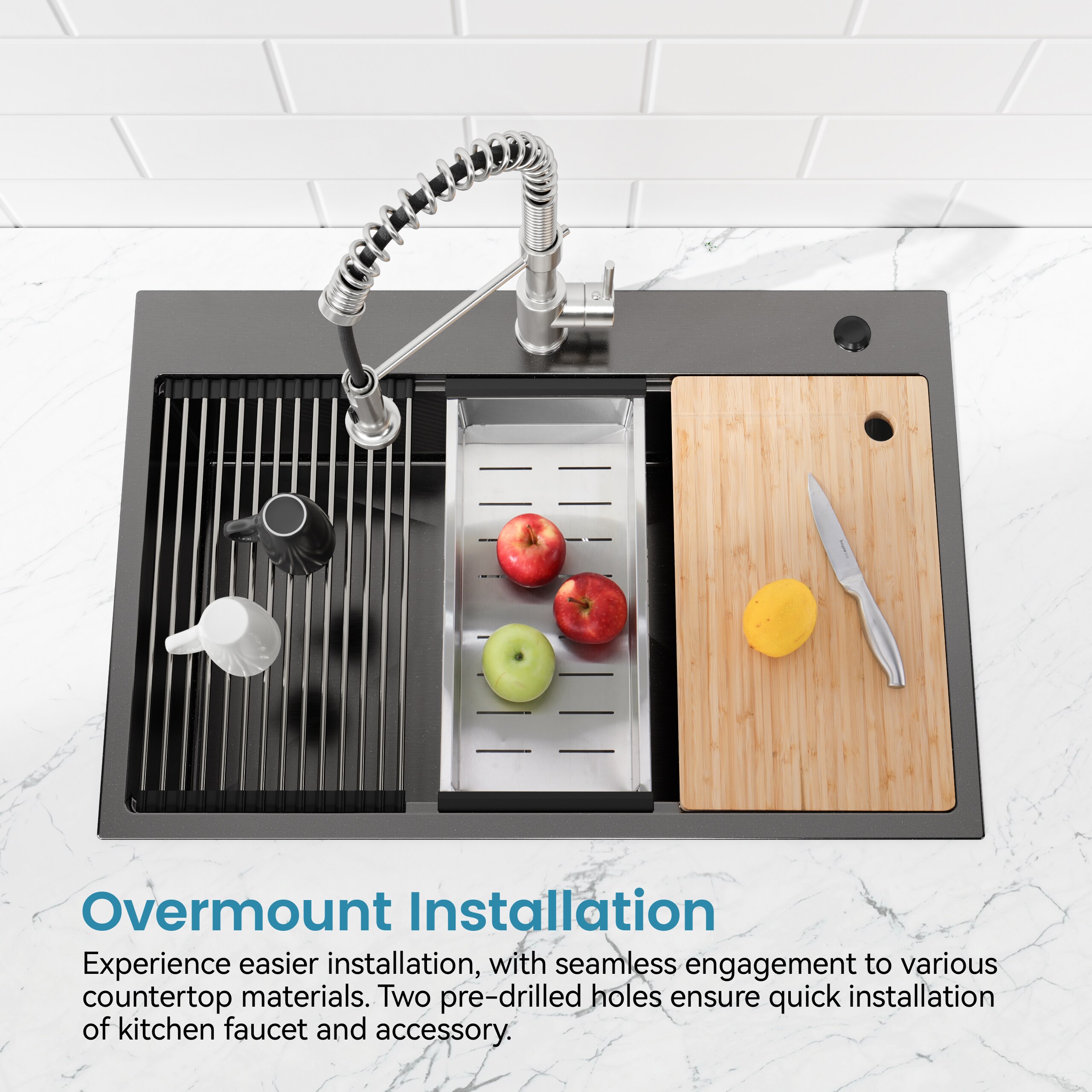 Forclover MONMSK13BK Kitchen-Sinks - View #9