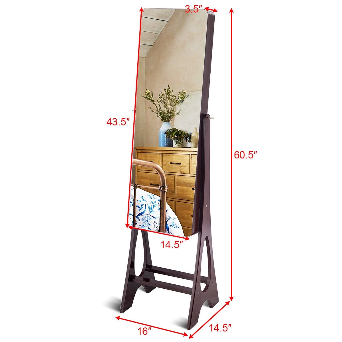 CASAINC WF-HW58540CF-LA Jewelry-Armoires - View #7