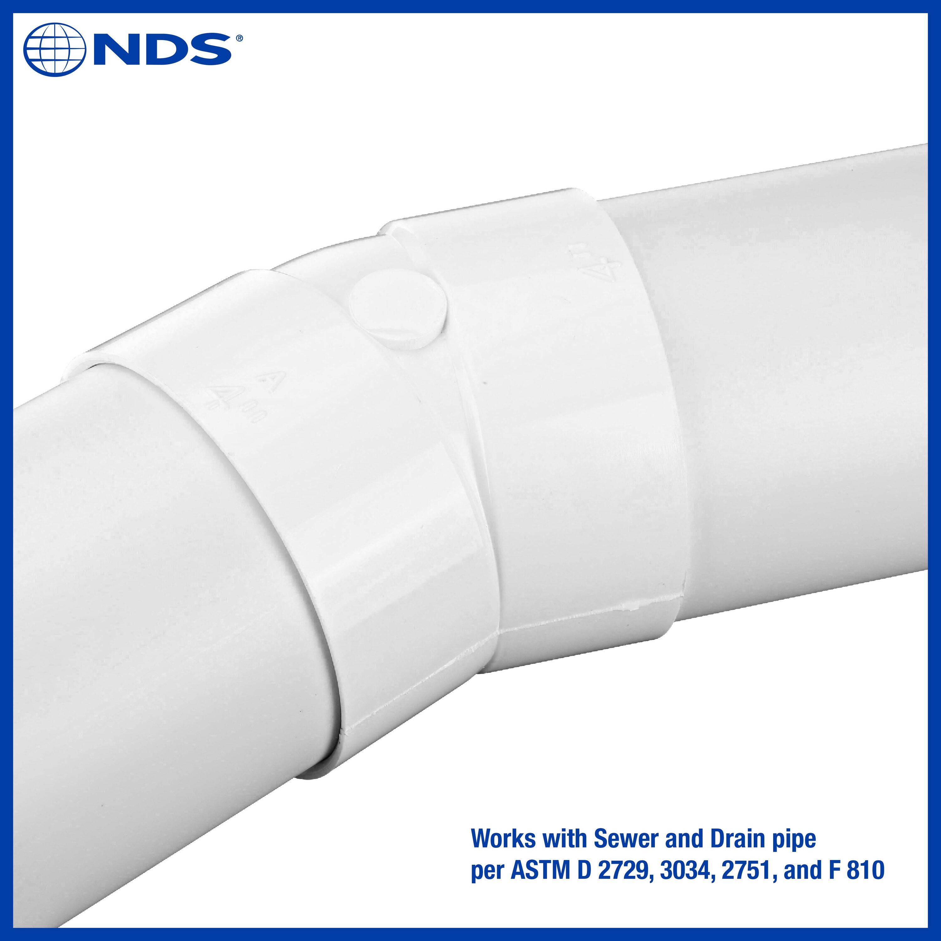 PVC 4 inches x 10 ft SOLID SEWER PIPE - Ecolotube NS Spec.