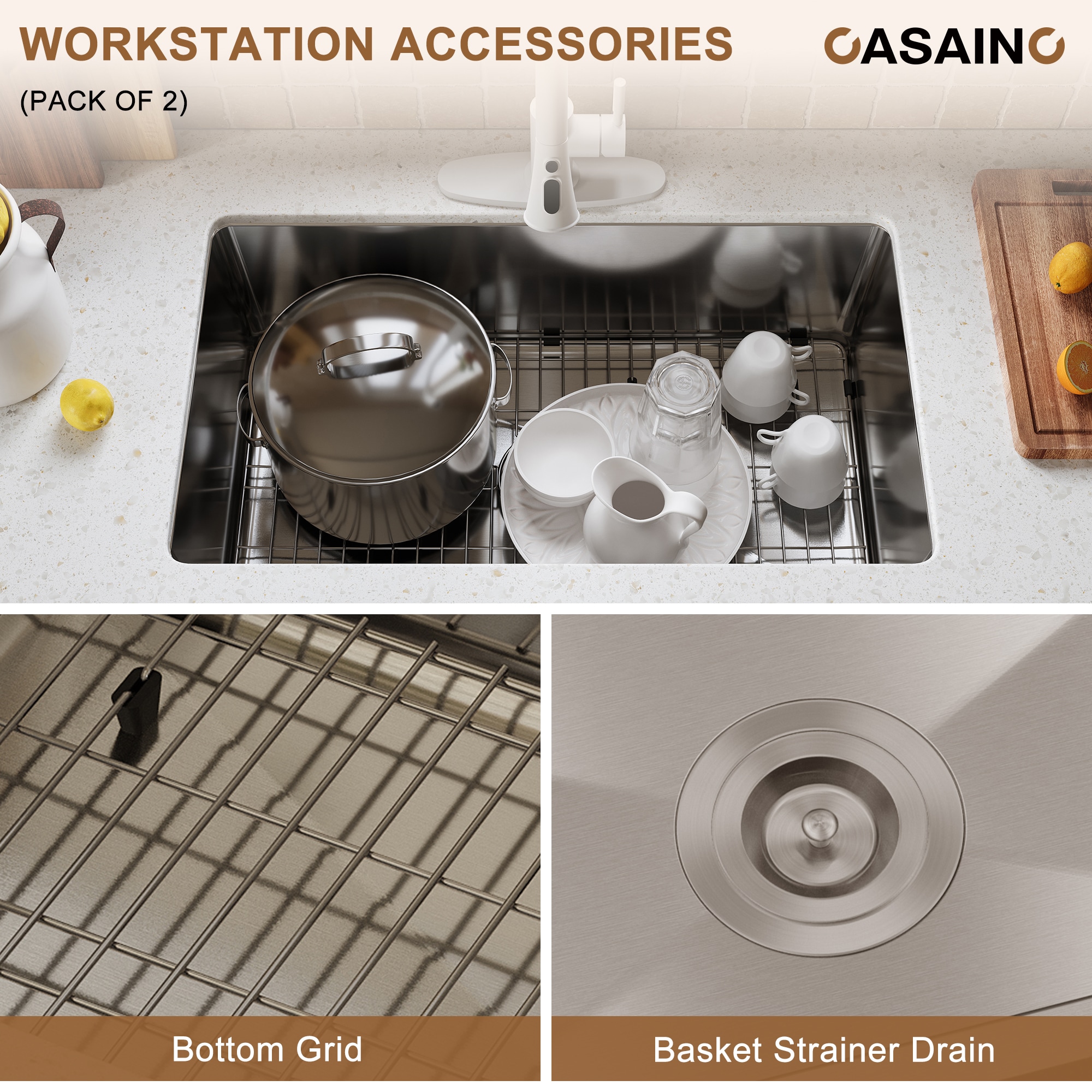 CASAINC SLH-LU3219R1 Kitchen-Sinks - View #6