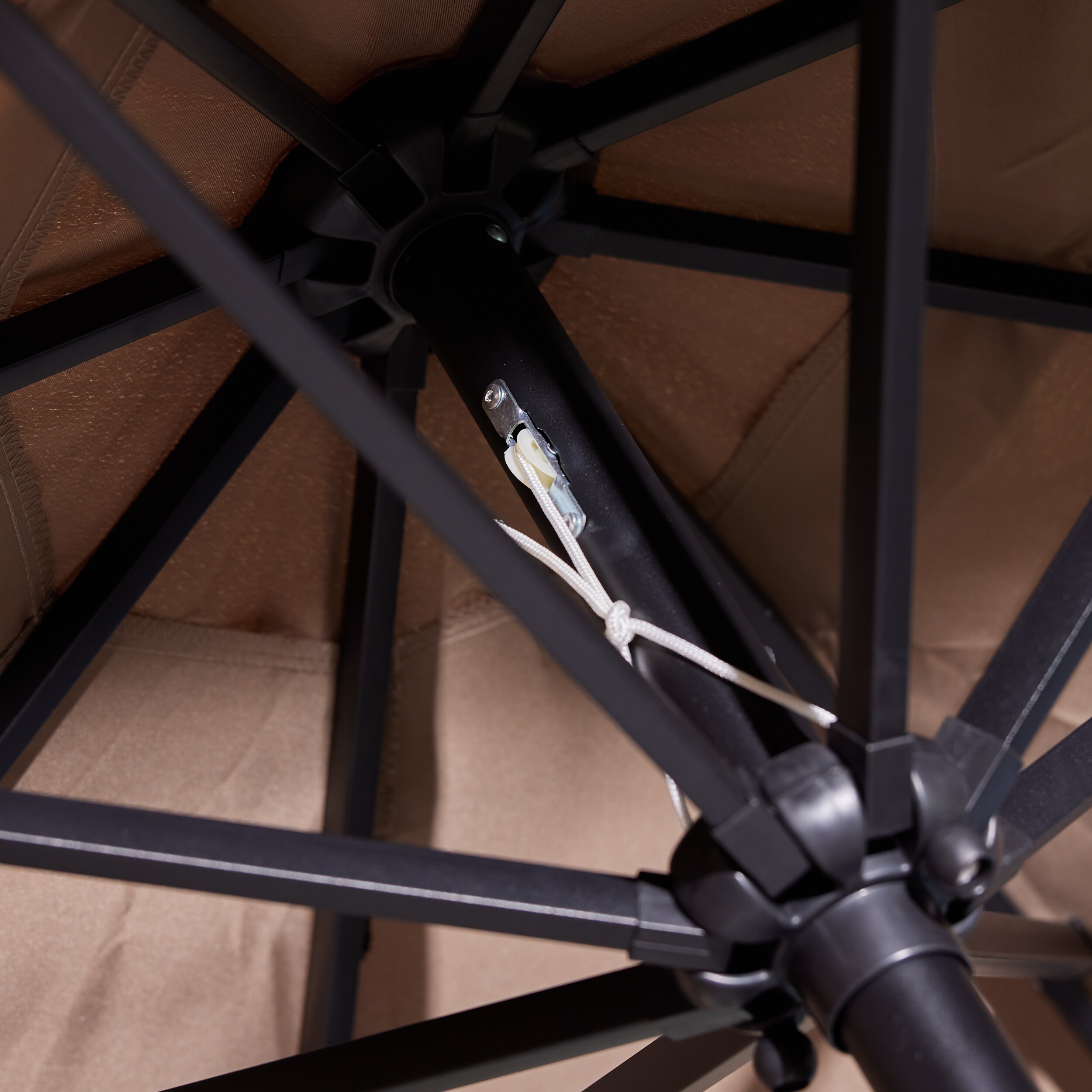 Trademark Innovations UMBLED7-TAN Umbrellas-2 - View #3