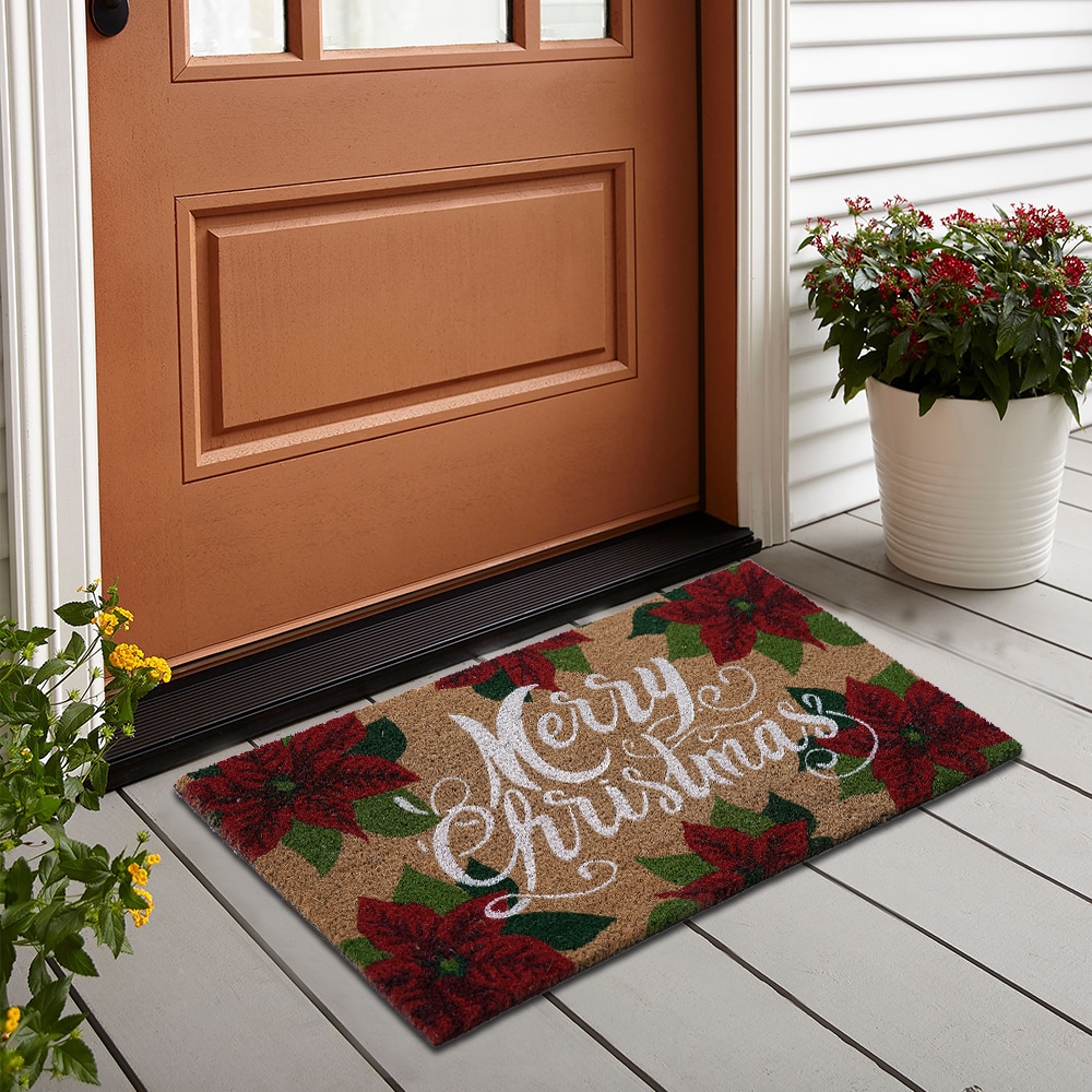 Floor Mats Outdoor Insoles Entrance Door Waterproof Door Mat Indoor Entrance  Non Slip Christmas Door Mat Outdoor Entrance