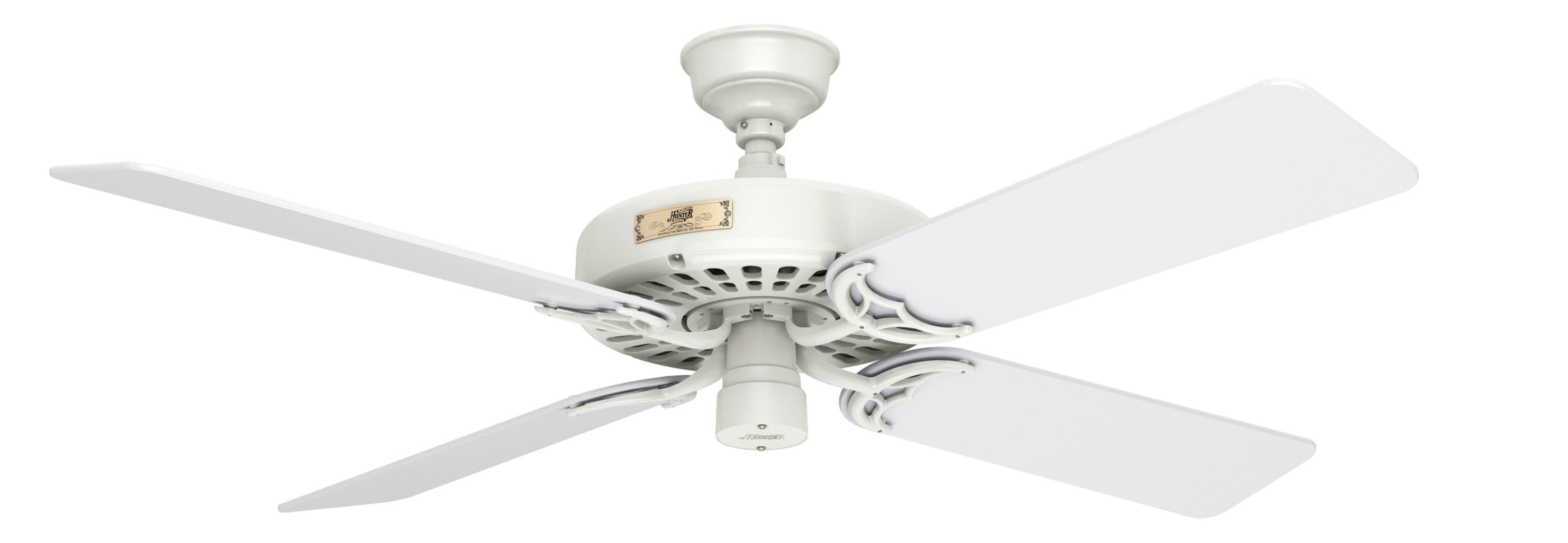 Hunter Fan Company 53114 The Sontera 52-Inch Ceiling Fan with Five White/Bleached Oak Blades and Light Kit White 