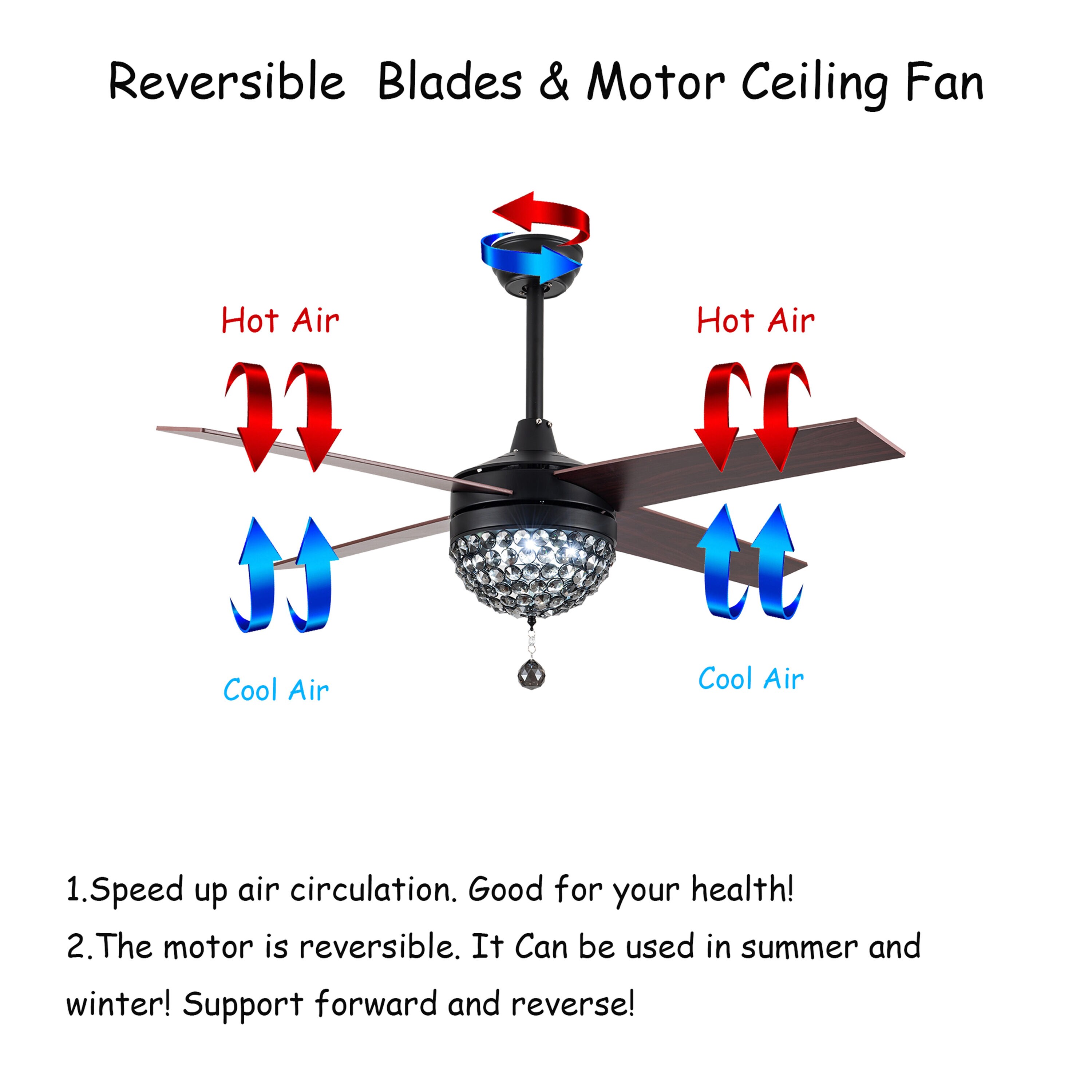 Oaks Decor BD2001-B-42 Ceiling-Fans - View #5