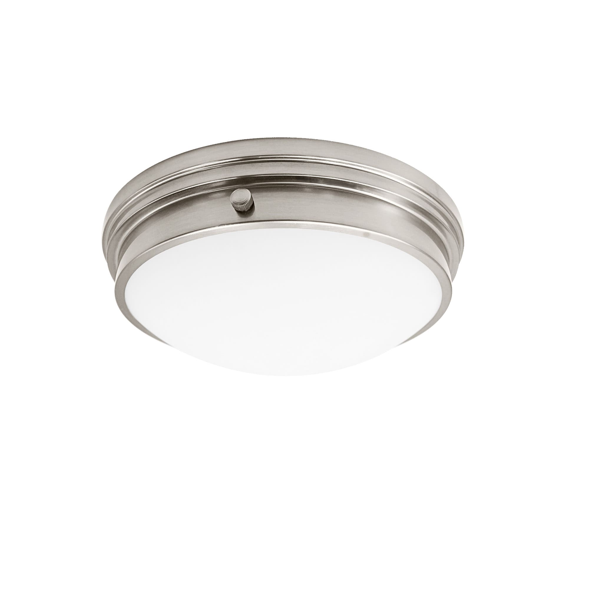 Lucere CL056AAC1217-30-BN 1 -Light 12-in Brushed Nickel Integrated LED Flush Mount Light