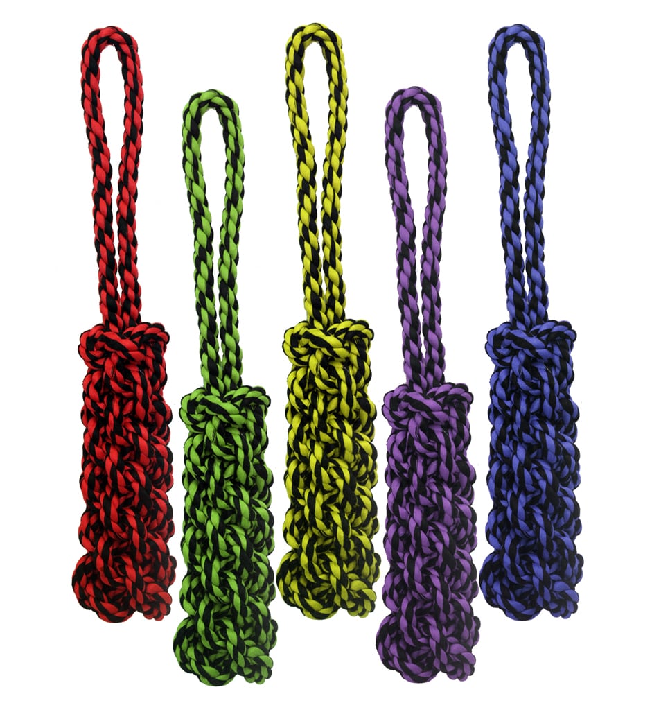 Multipet 29516 Rope Tug w/ Braided Stick
