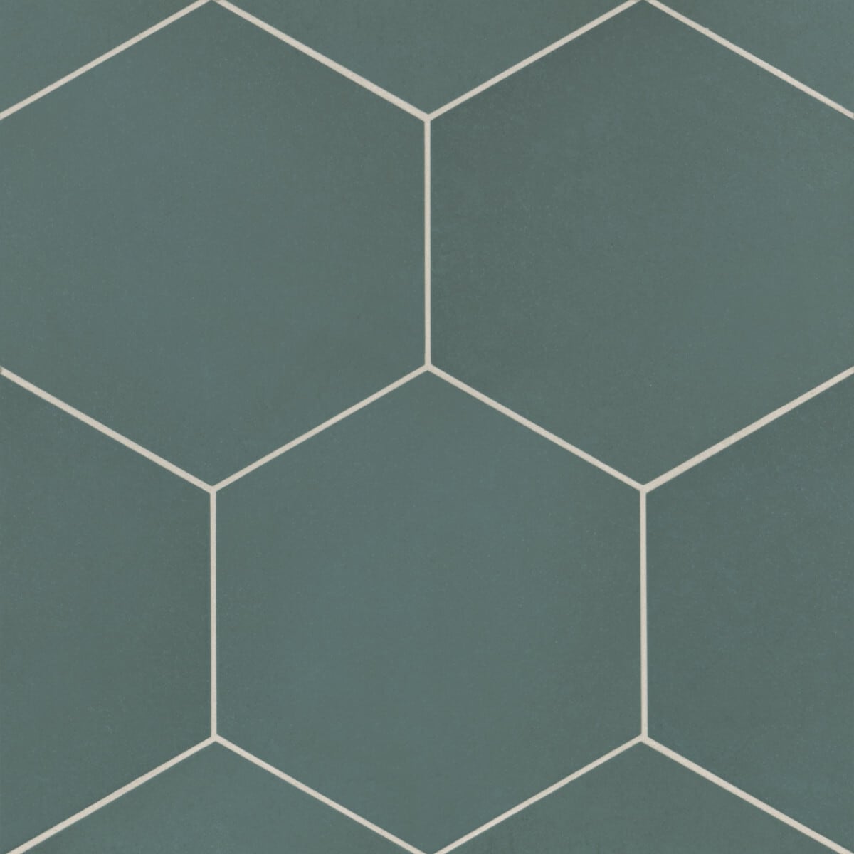 Bedrosians DECMAKARBHEX10M Makoto Arashi Blue 10-in x 11-in Matte Porcelain Floor and Wall Tile (10.76-sq. ft/ Carton)