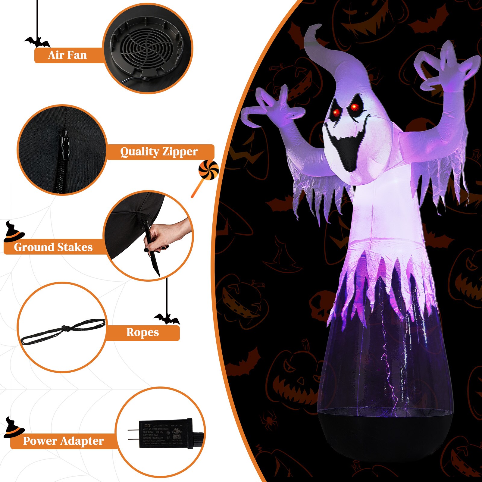 ROSMENA 22438568-SYHJQ011 Table-Halloween-Decor - View #5