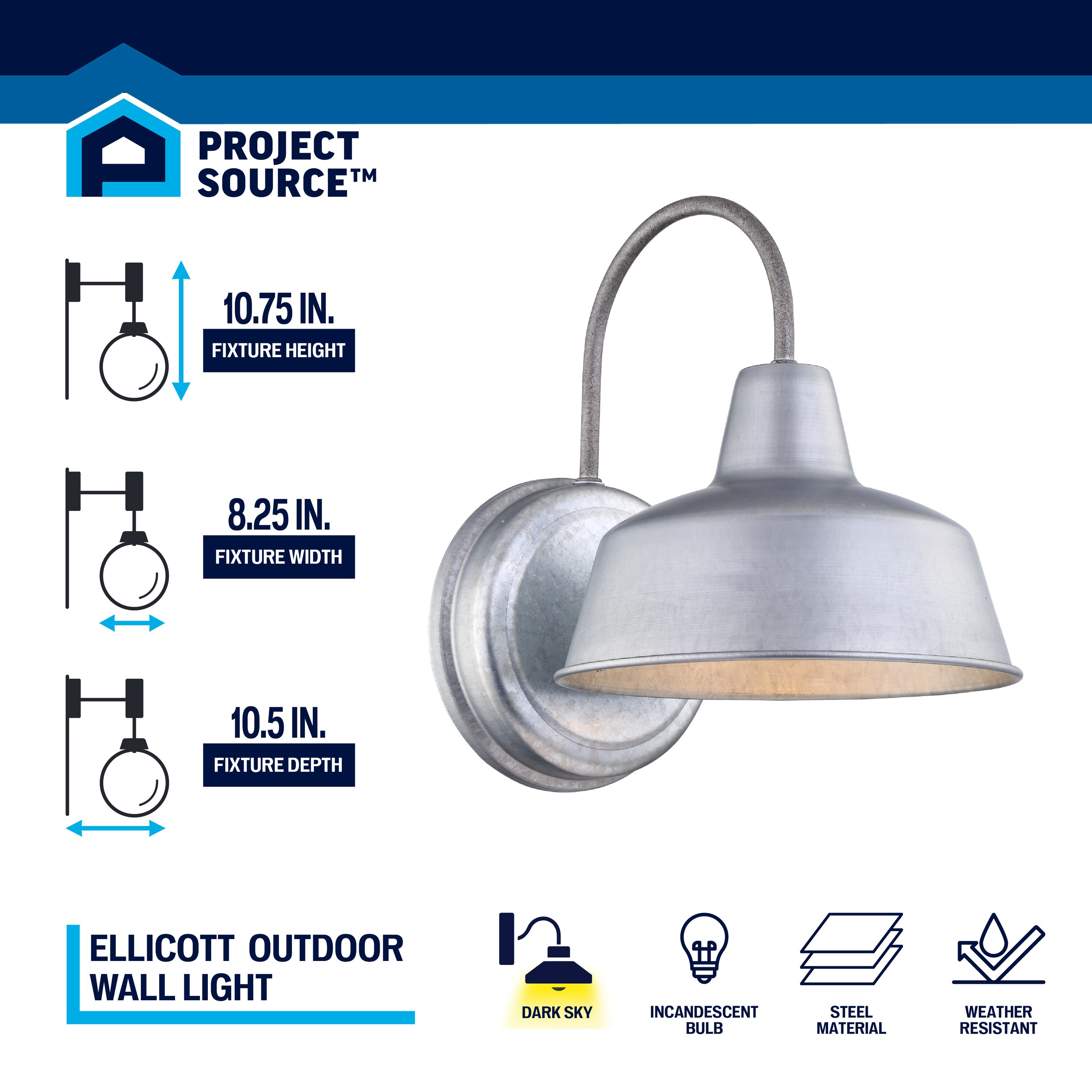 Project Source FS130125-20 Outdoor-Wall-Lighting - View #5