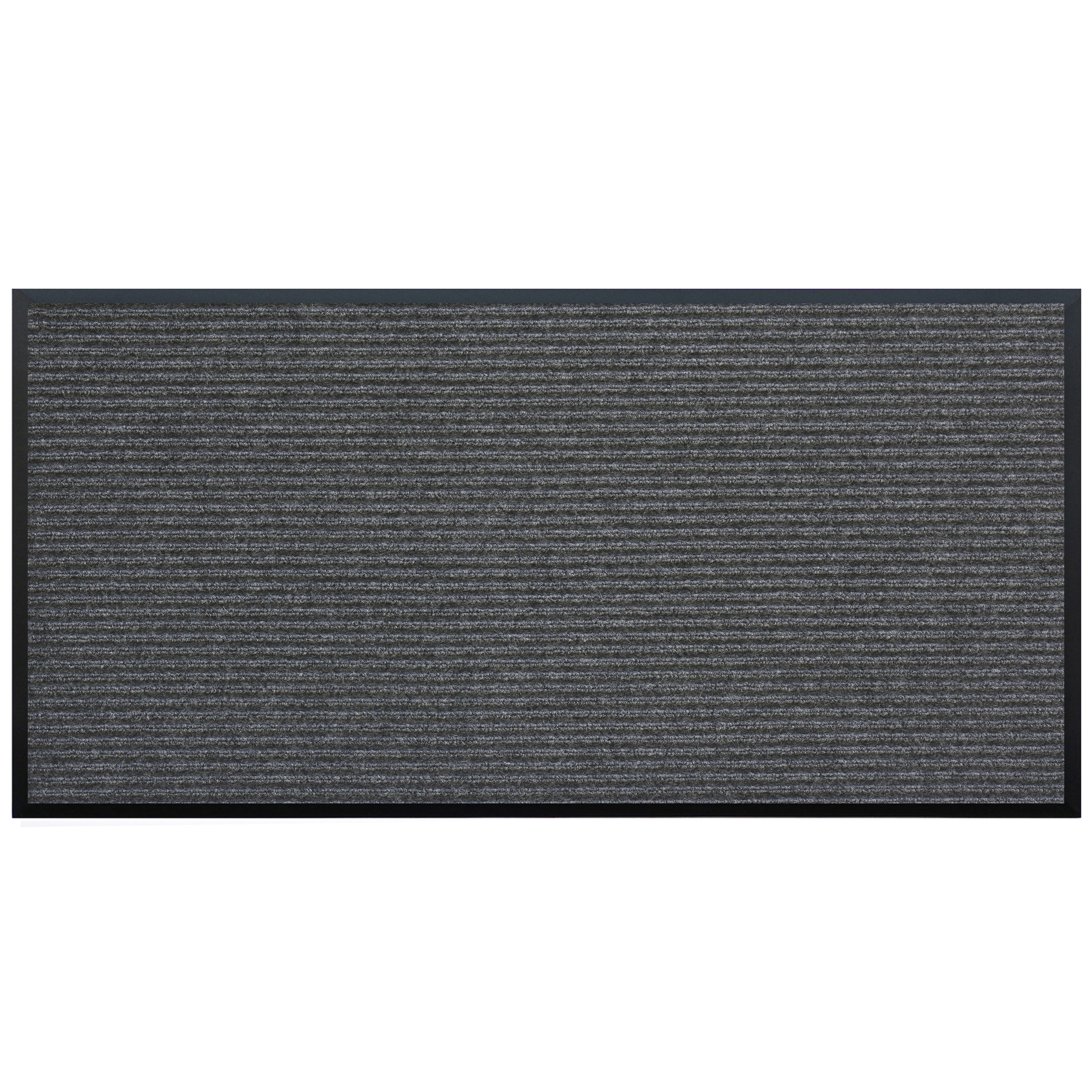 Callowaymills 103930306 3-ft x 6-ft Light Grey Polypropylene/Vinyl Rectangular Indoor or outdoor Decorative Door mat