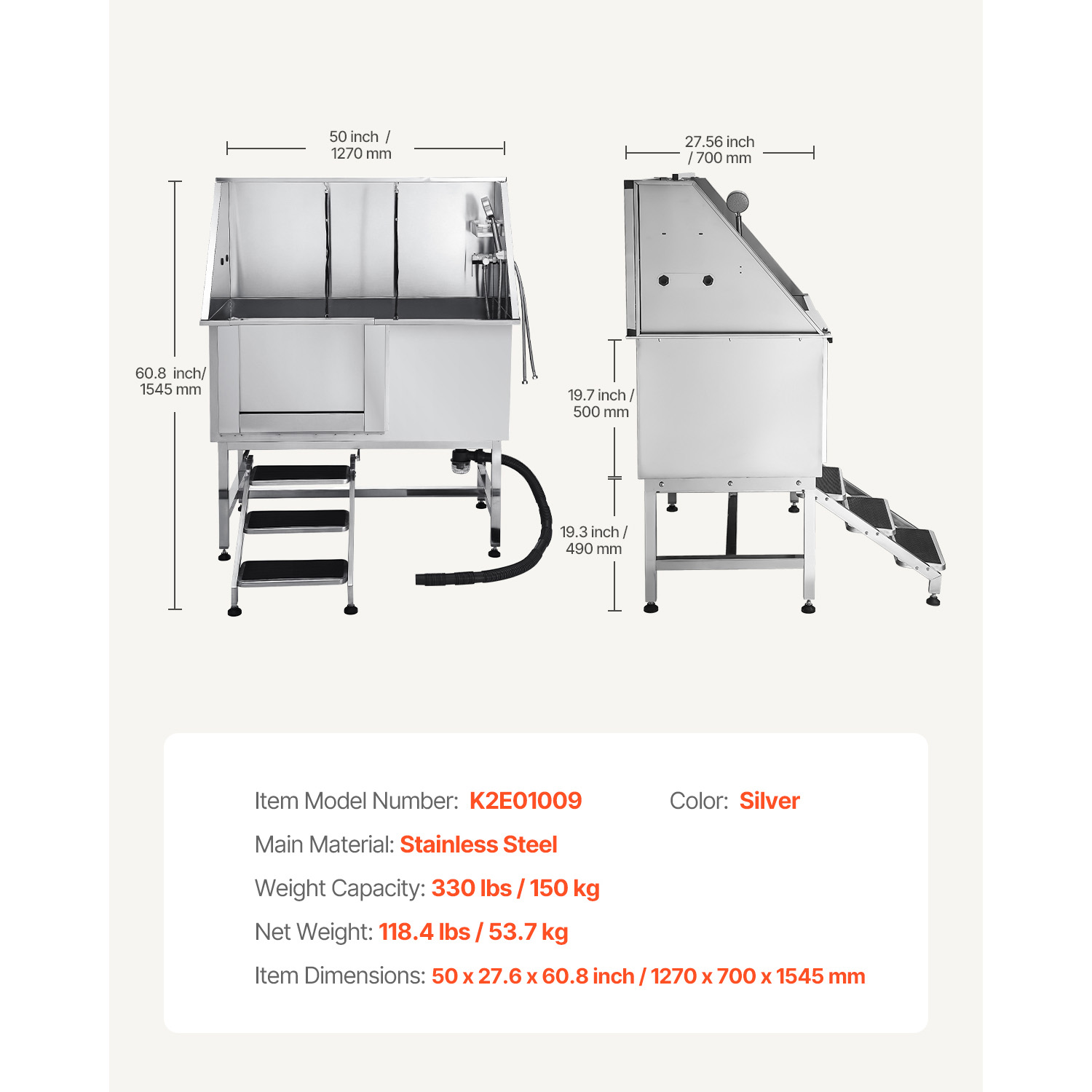 VEVOR SCBXGCWYG50C13251V0 Bathroom-Accessories - View #7