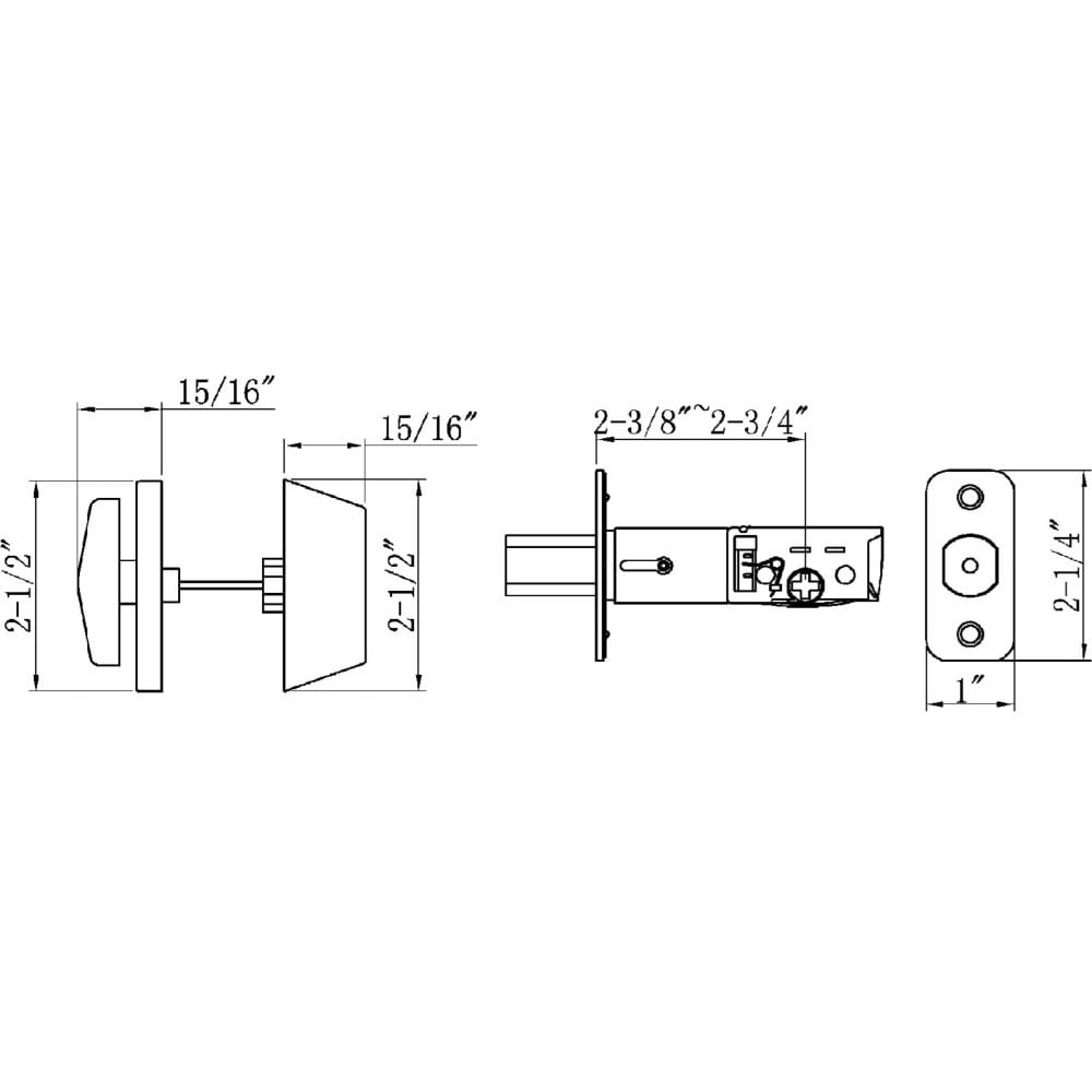 Design House 740423 Door-Deadbolts - View #15