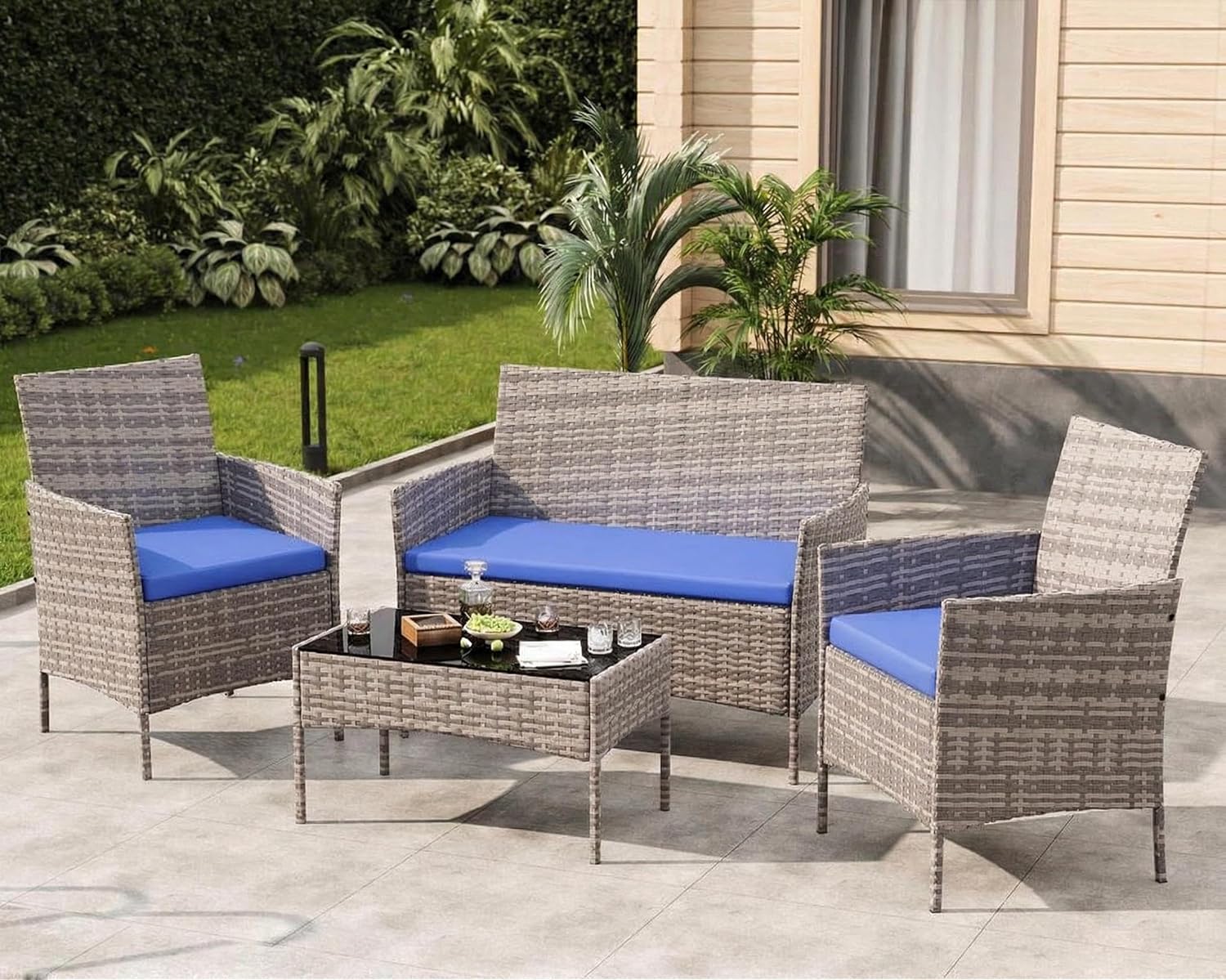 Garvee LS-PATIOSET34UMBLUE2 Patio-Conversation-Sets - View #7