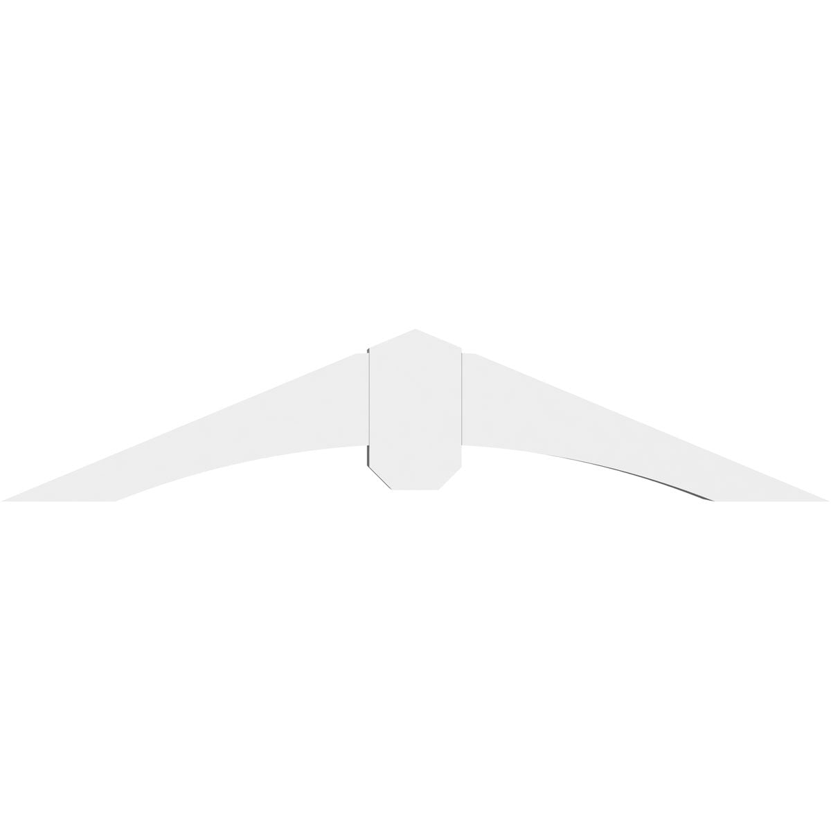 Ekena Millwork GBP036X08X0404ARC00 Exterior-Brackets-Braces - View #2
