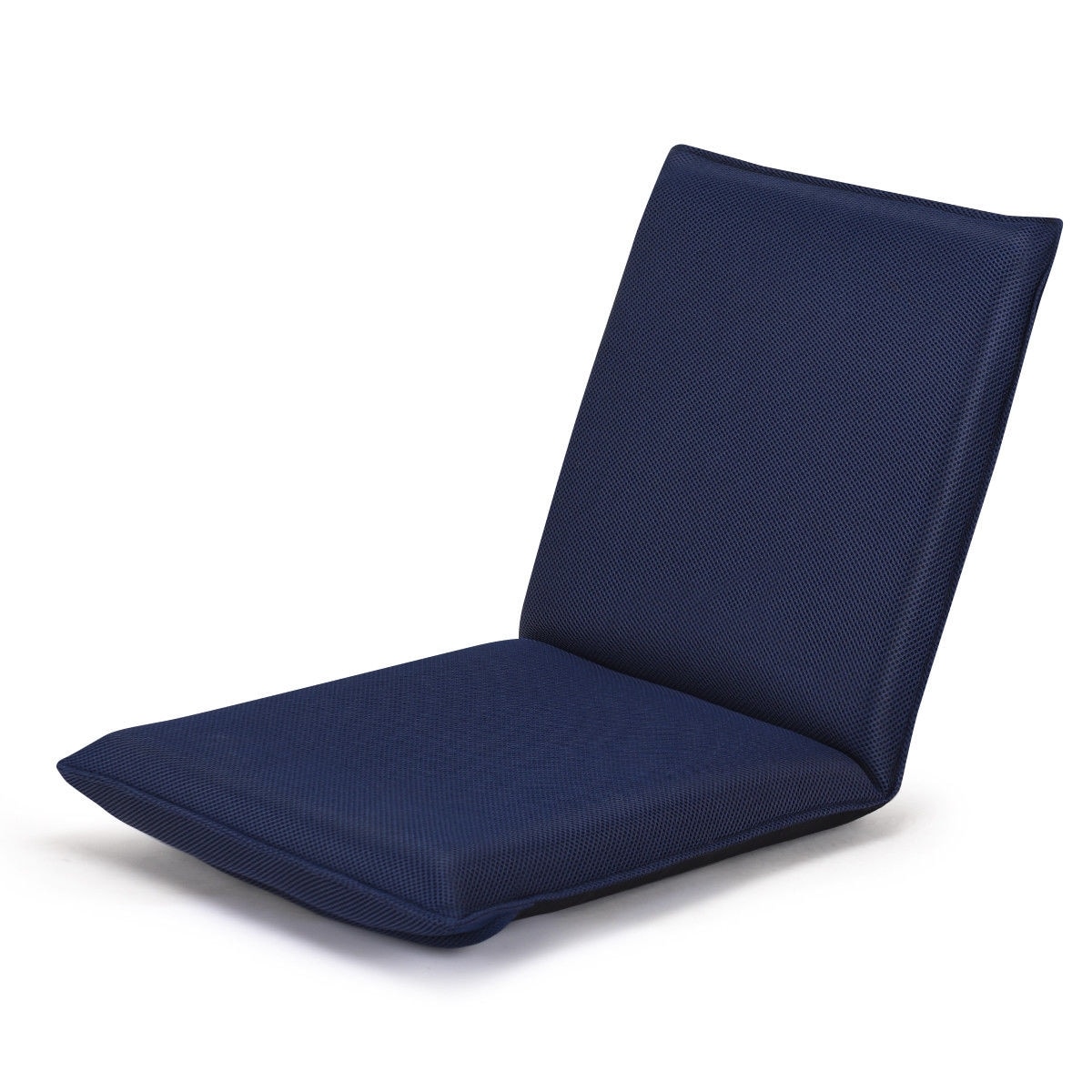 WELLFOR HW-HWY2-65605NY CY Lazy Sofa Chair Navy Contemporary/Modern Polyester Futon