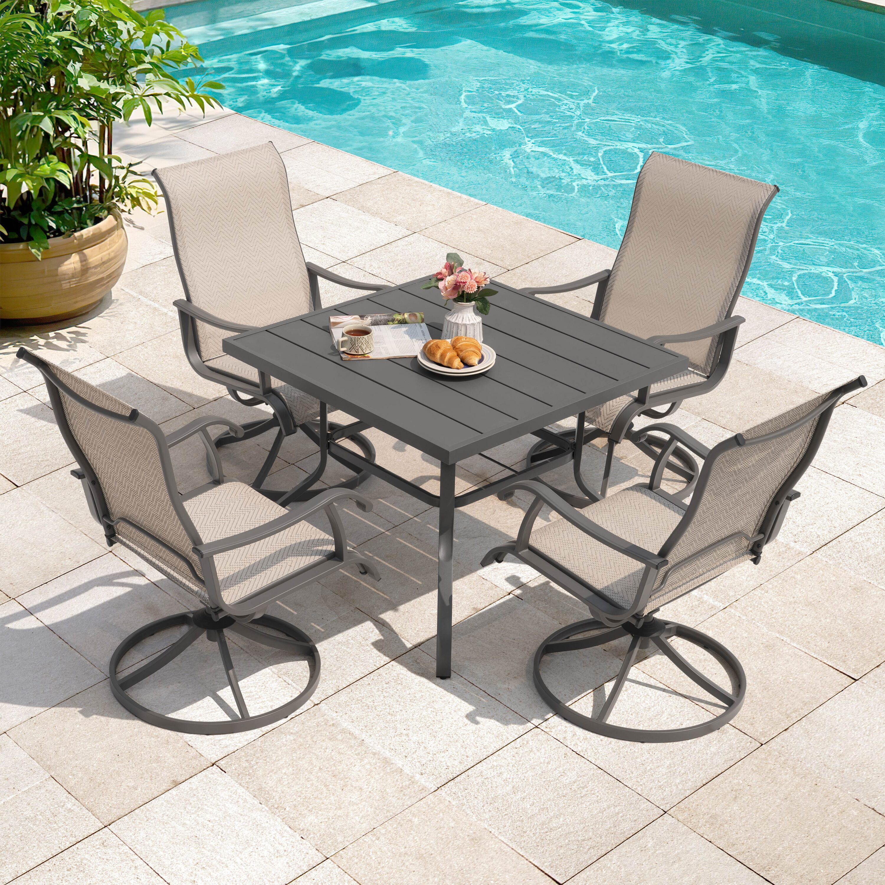 Nuu Garden SID106S-T102GR Patio-Dining-Sets - View #2