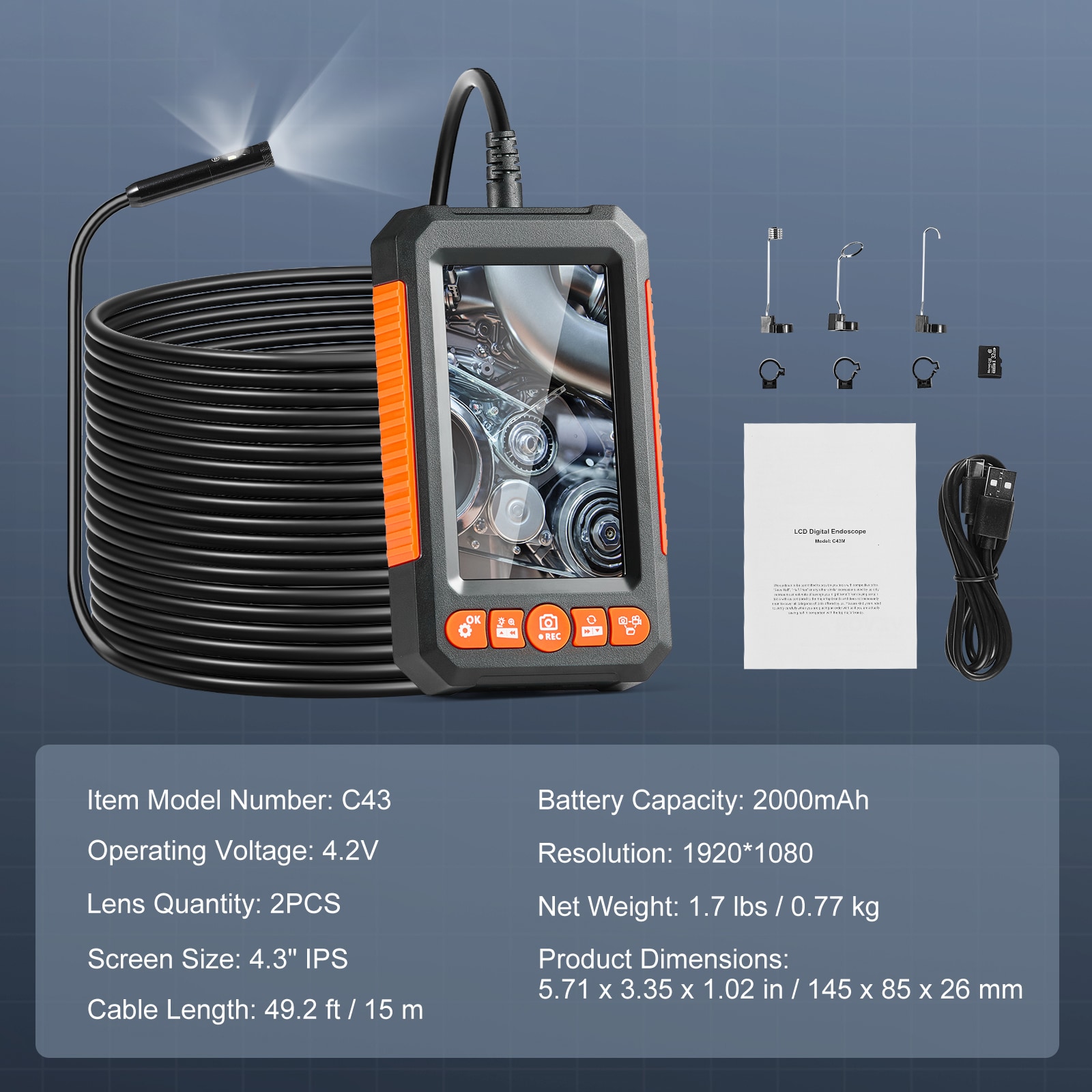 Mecale YAS-I0E4K0 Inspection-Cameras - View #2
