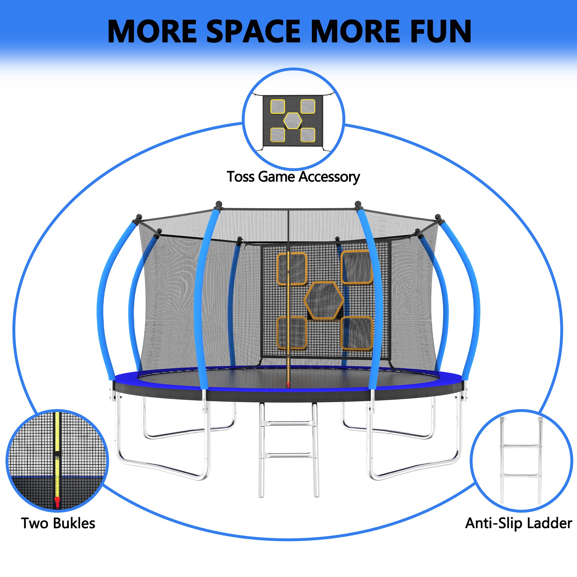 Kahomvis MERS-QPH3-155 trampolines - View #5