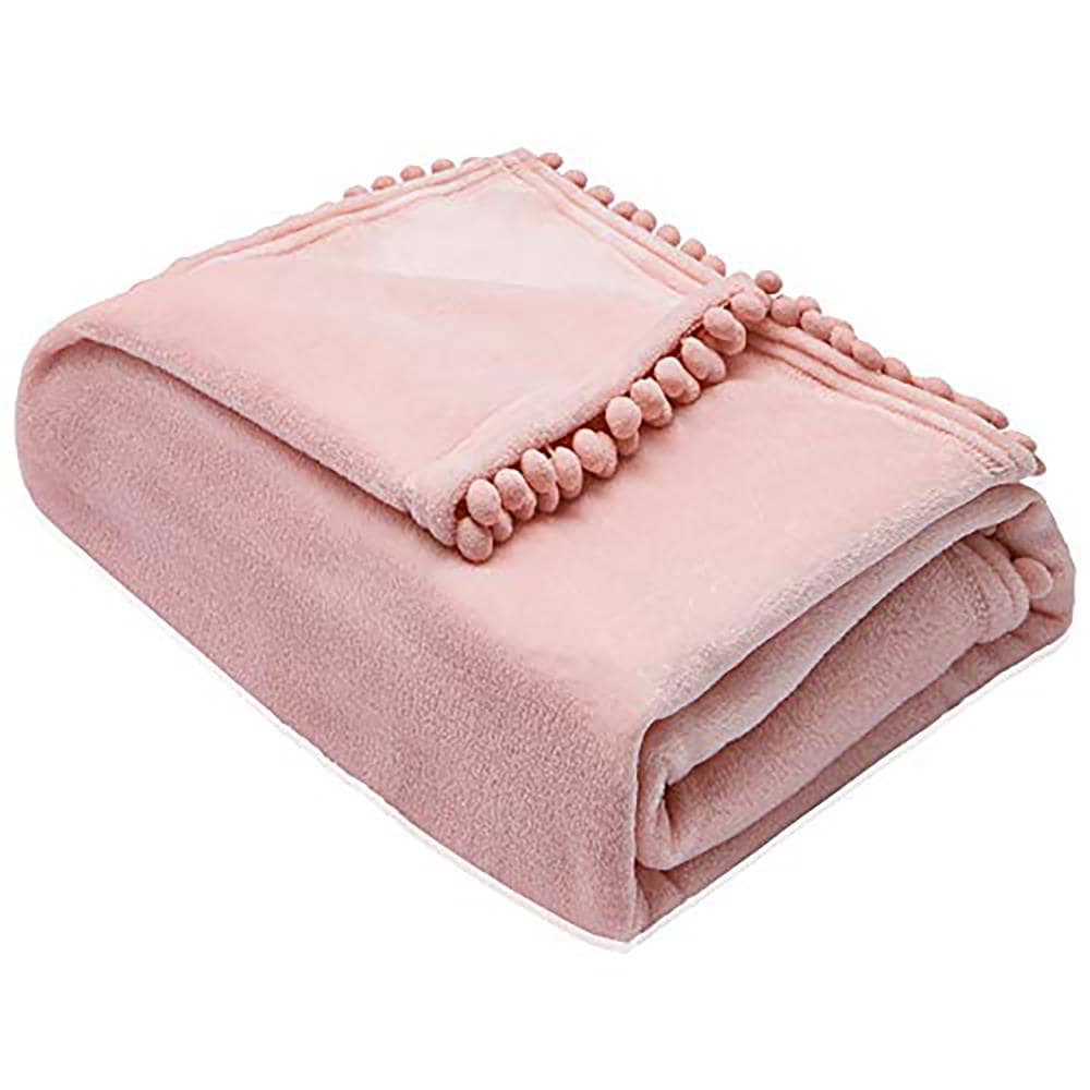 Super Soft Fleece Blanket - Durable Microfiber - Purple - 50x60