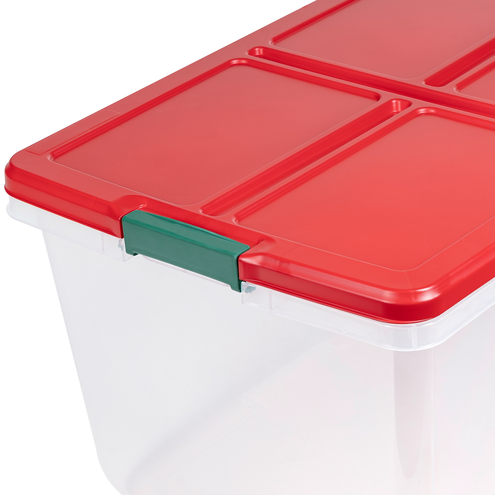 Red Large Plastic Storage Bin, 1 - Pay Less Super Markets