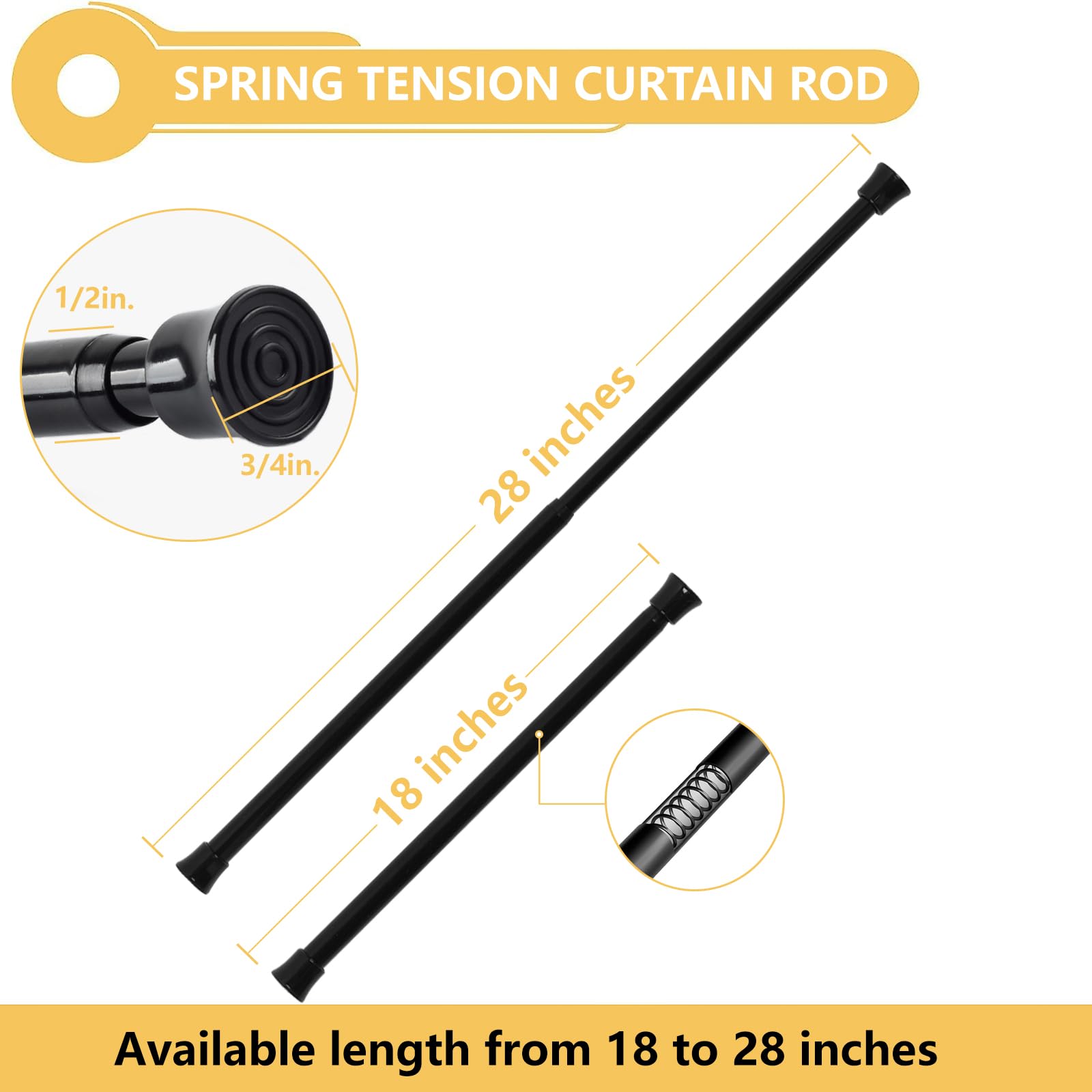 KIWDZFU LKI0818A454 Curtain-Rods - View #2