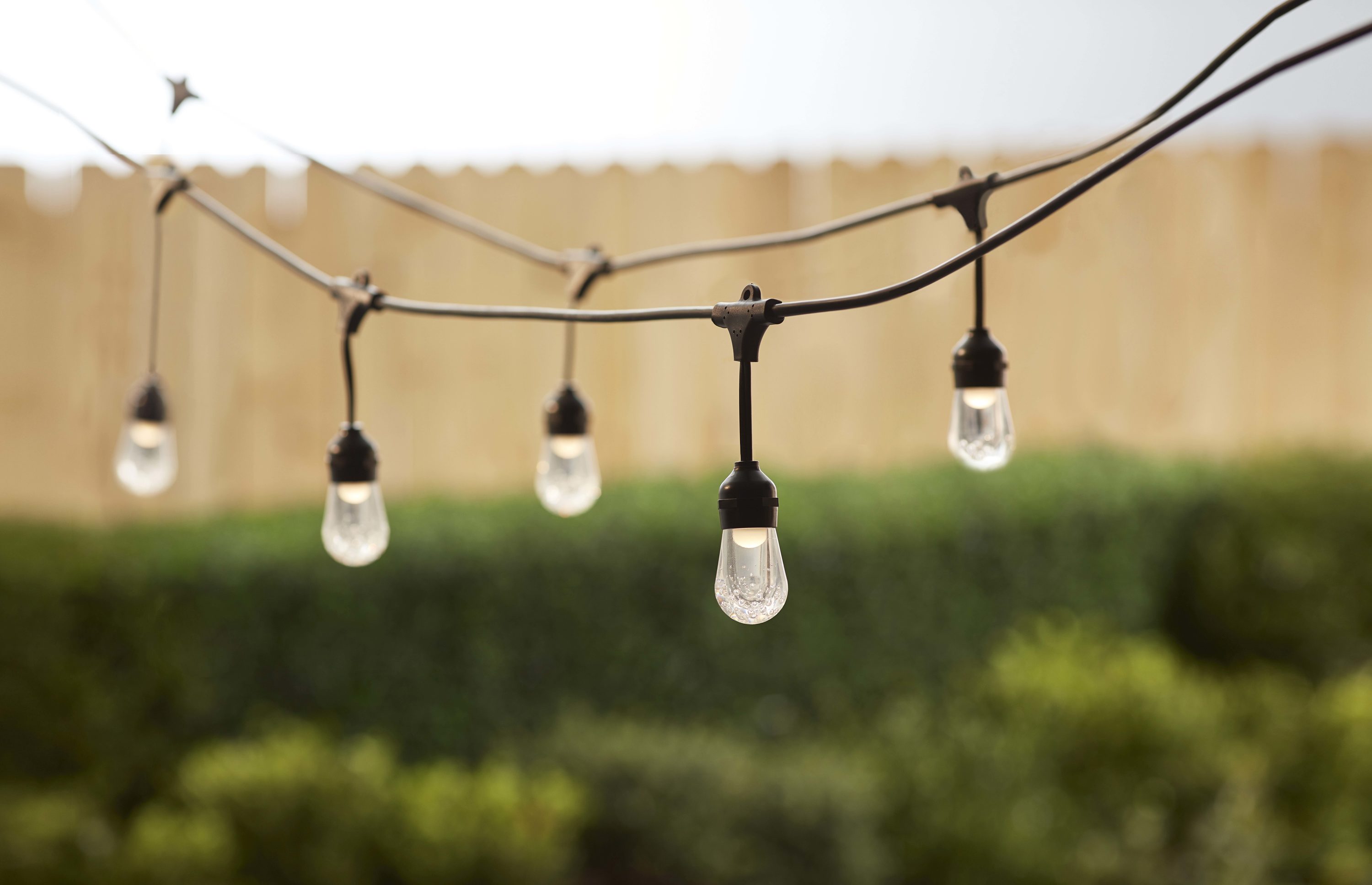Luminar Outdoor 12 Bulb Color Changing LED String Lights  Take family time  outside by creating a unique space in your backyard. Introducing our Luminar  Outdoor 12 Bulb Color Changing LED String