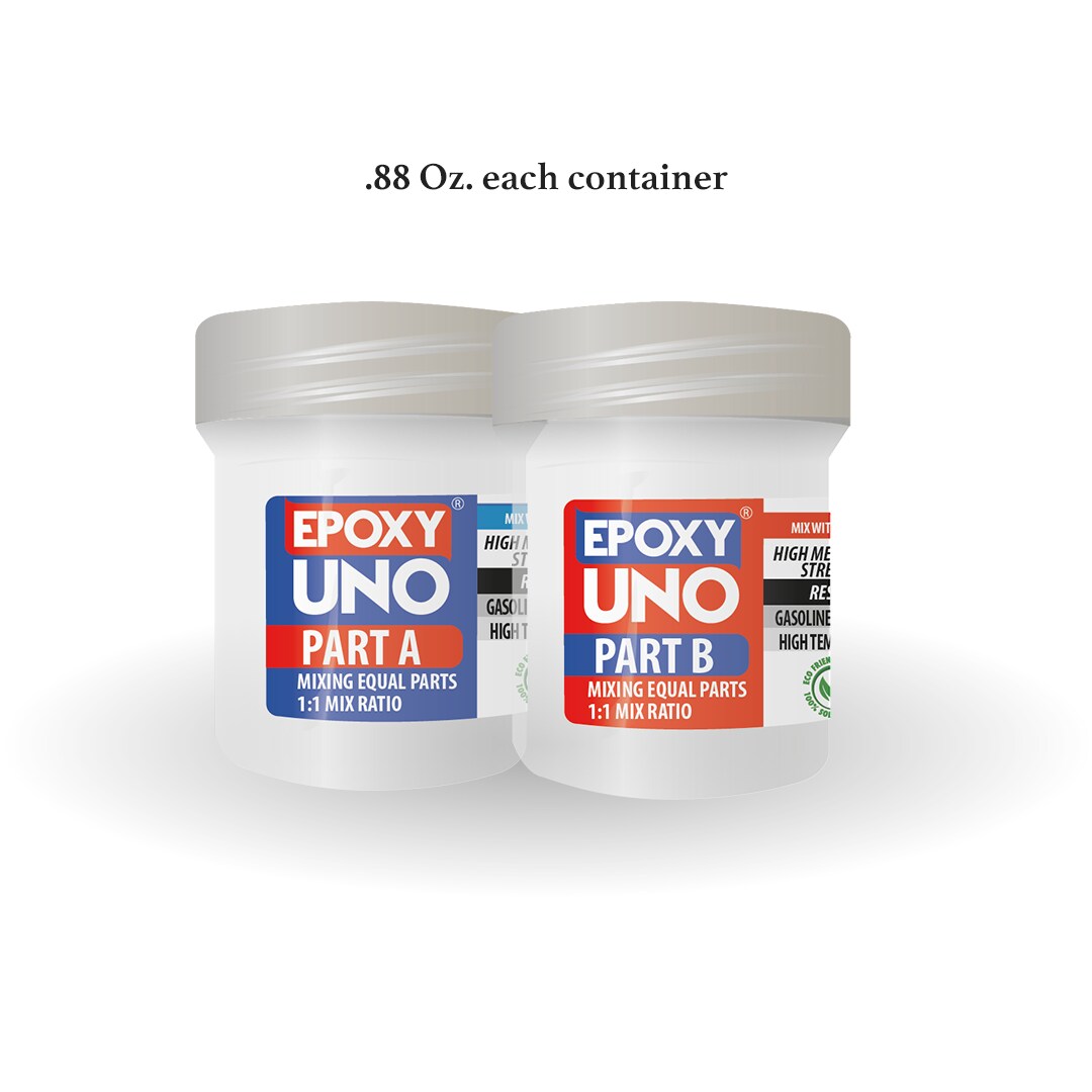 Fusion Epoxy | Epoxy Uno Paste Epoxy | Marine | 100 gr., Blue