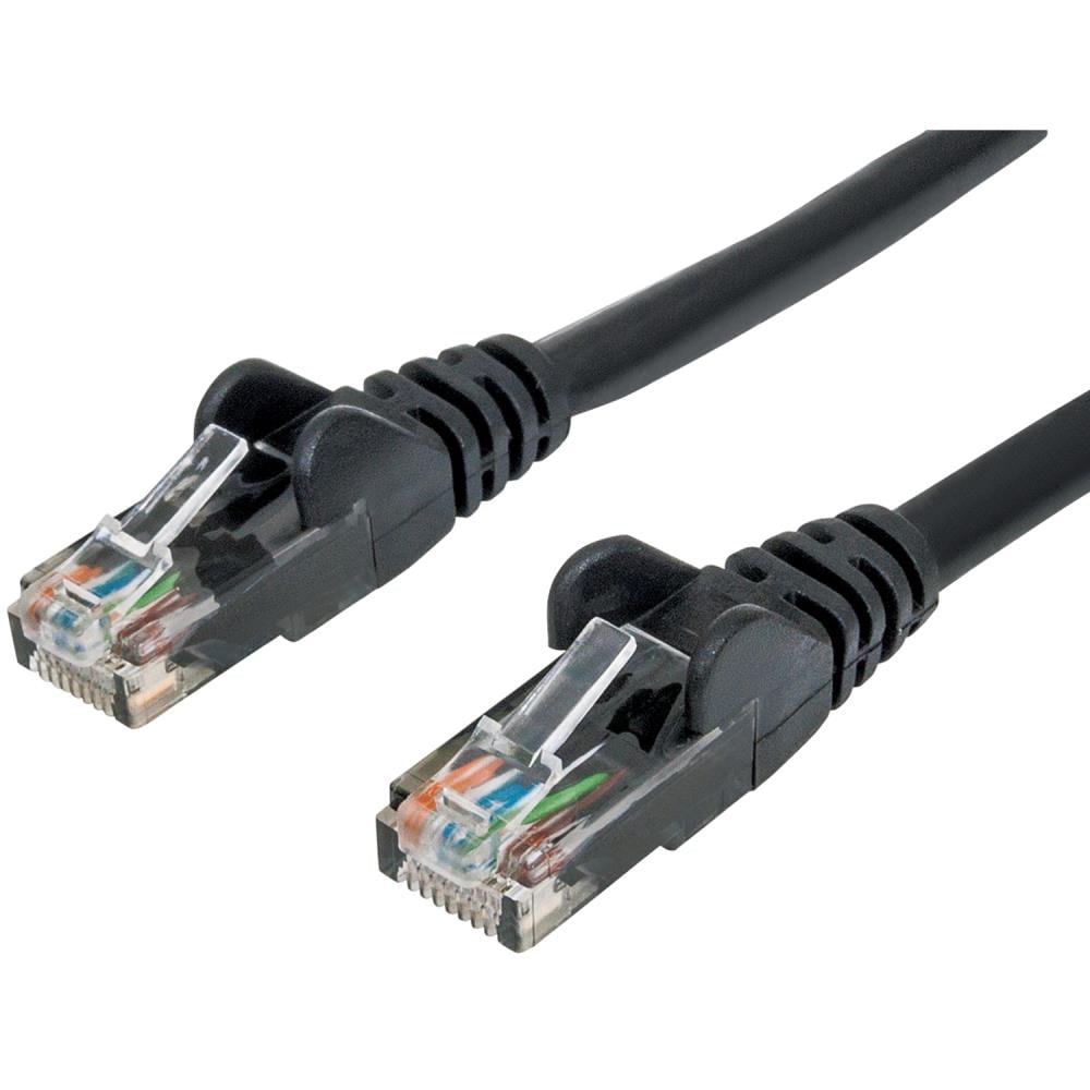 Intellinet Network Solutions 100-ft Cat 6 Black Ethernet Cable Coil in the Ethernet  Cables department at