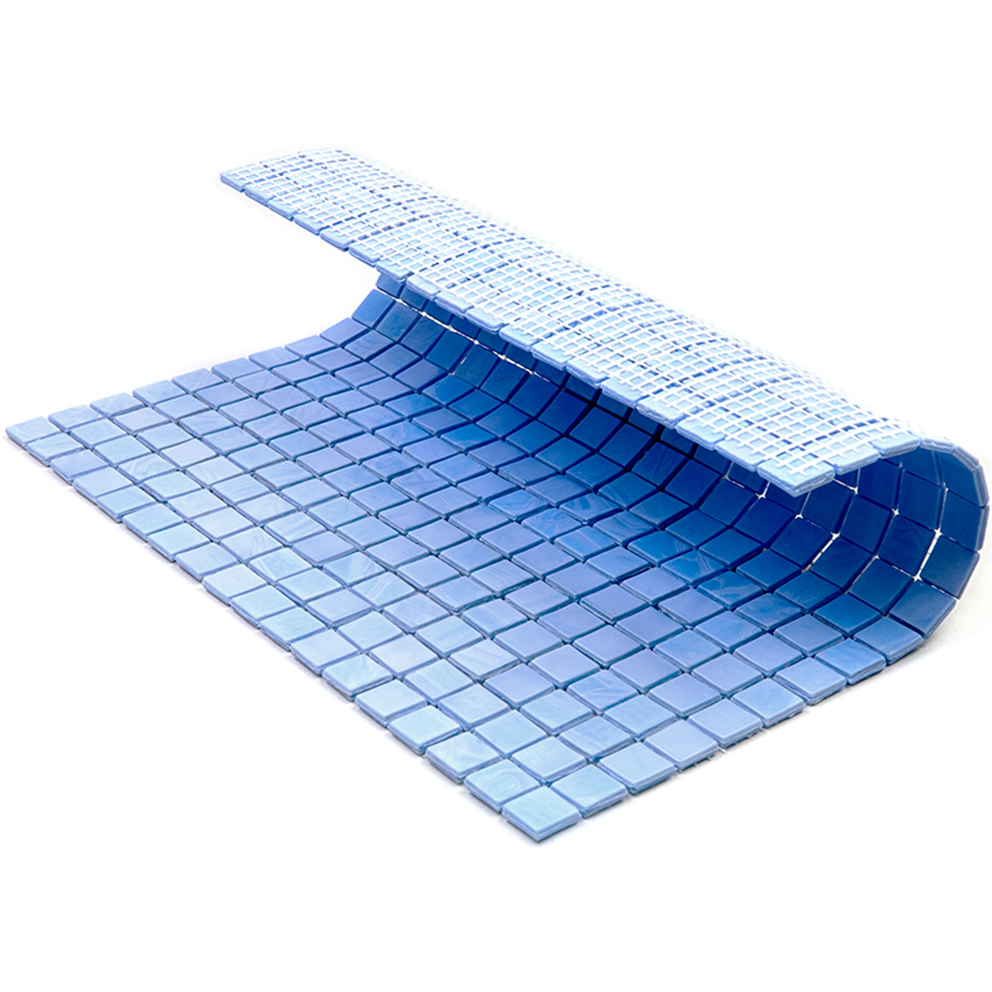 Apollo Tile Skosh Columbia Blue 11-1/2-in x 11-1/2-in Glossy Glass Uniform Squares Floor and Wall Tile (18.69-sq. ft/ Carton)