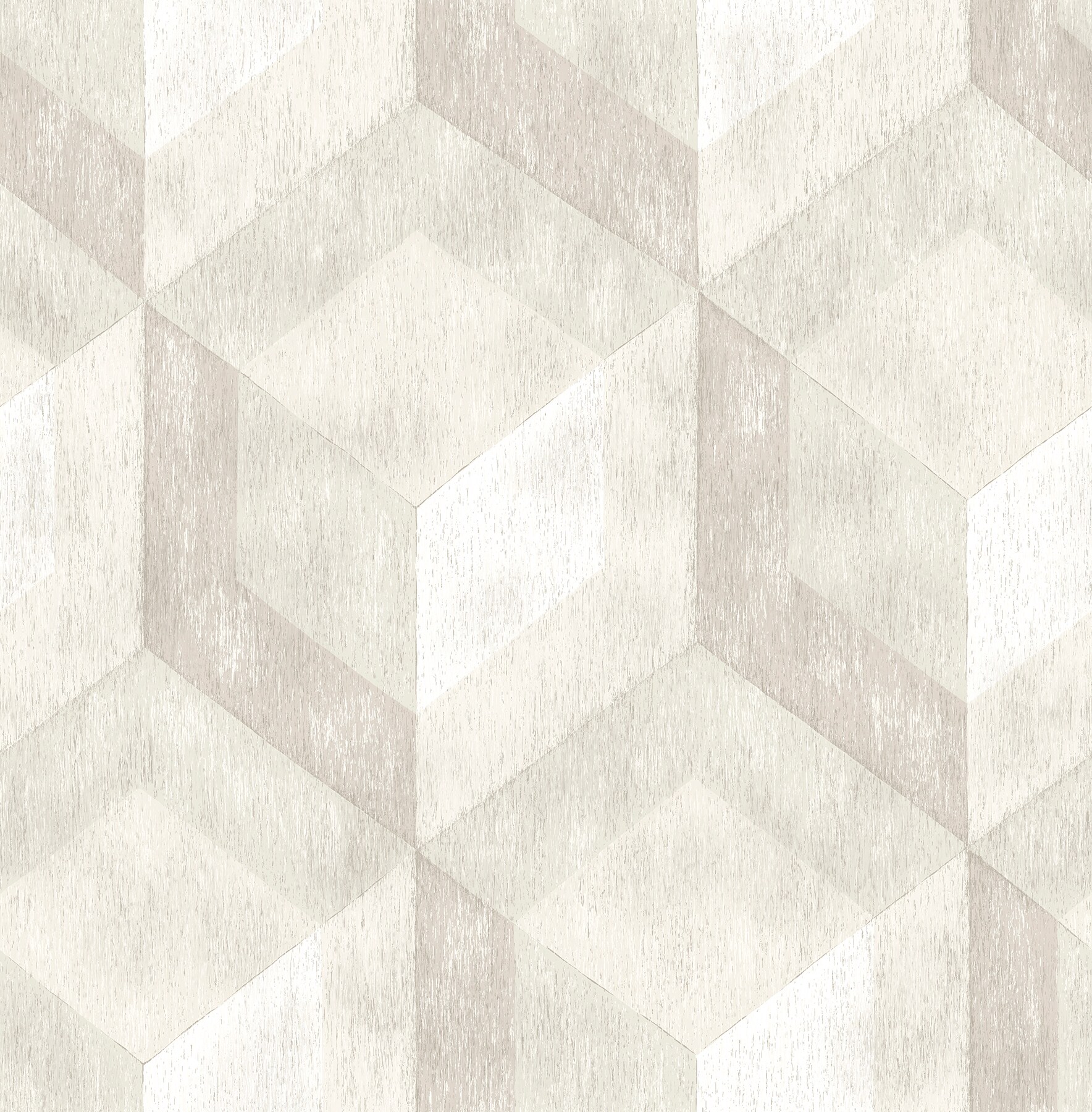 A-street Prints Reclaimed 56-sq Ft Cream Non-woven Geometric Unpasted 