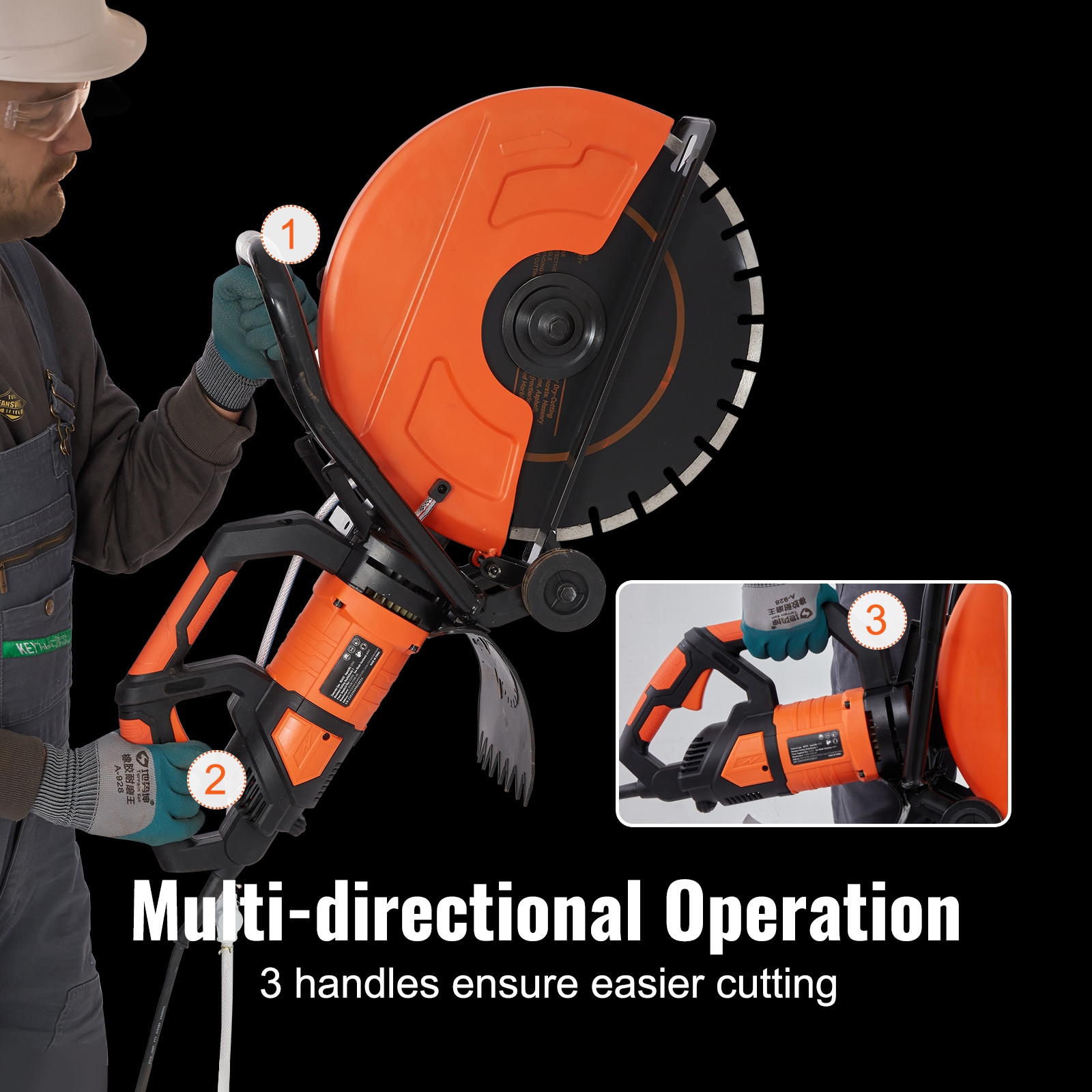 VEVOR D3200W16IN6INQIFQV1 Masonry-Saws - View #10