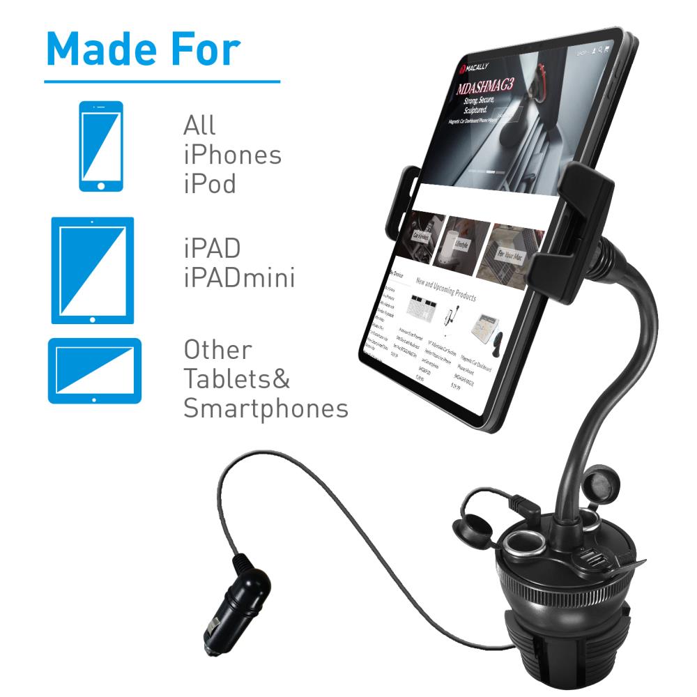 Macally MCUPPOWERTAB Cell-Phone-Car-Mounts - View #2