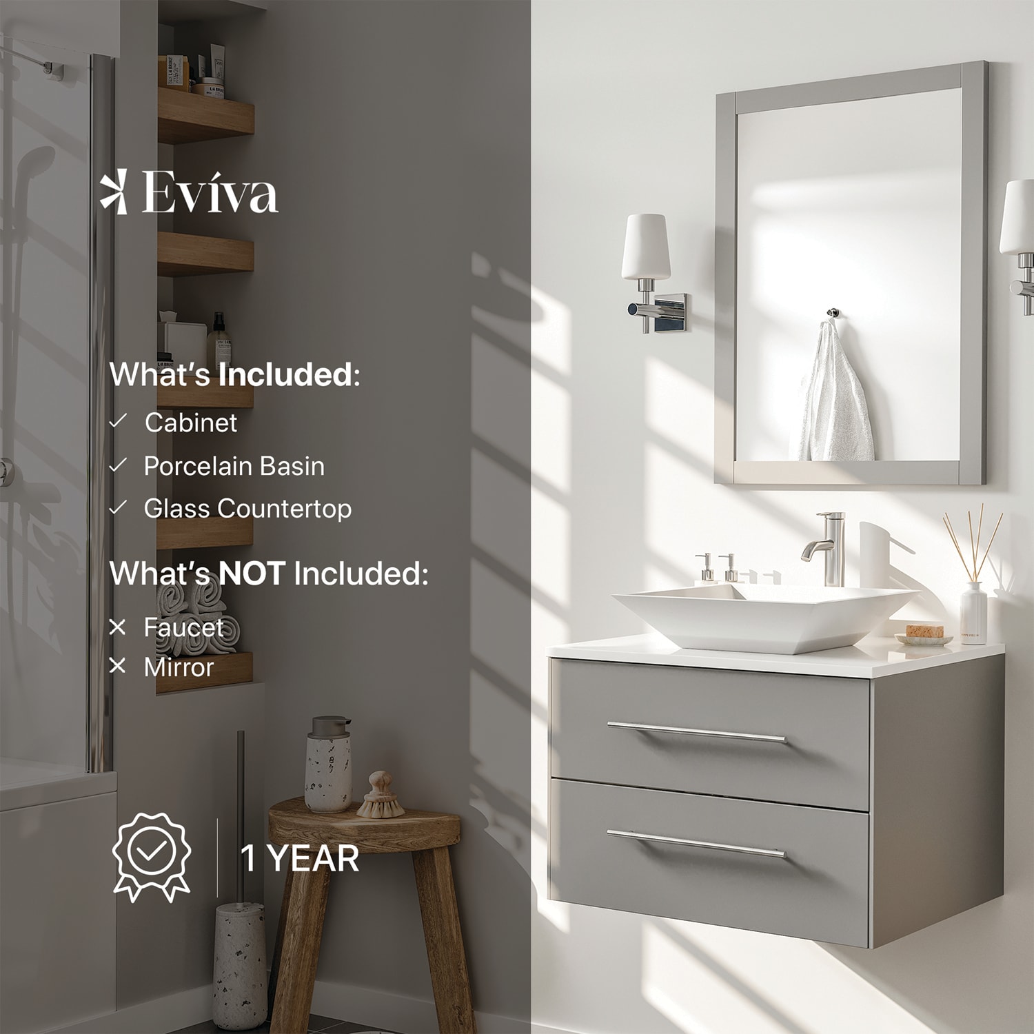 Eviva EVVN147-24GR Bath-Vanity-Combo - View #7