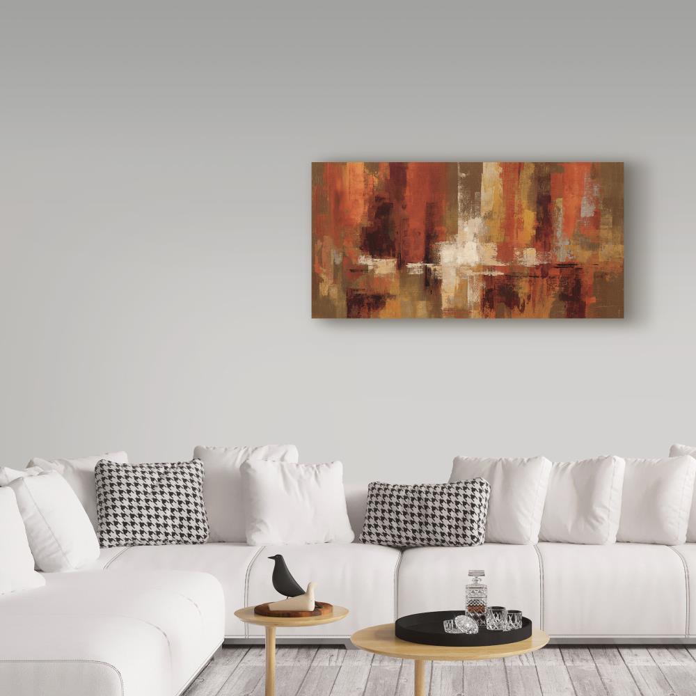 Trademark Fine Art WAP05560-C1632GG Silvia Vassileva "Castanets" 16x32 Canvas Art Silvia Vassileva Multicolor 16-Inches H x 32-Inches W Abstract Canvas Print