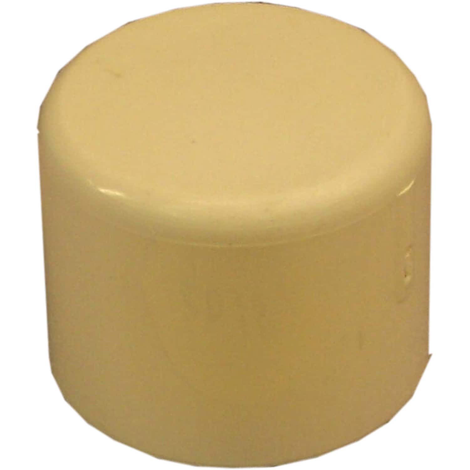 1/2-in CPVC Cap (10-Pack) | Solvent Weld Installation | NSF Safety Listed | ASTM D2846 Approved | Contractor Pack of 10 | - Genova 155544