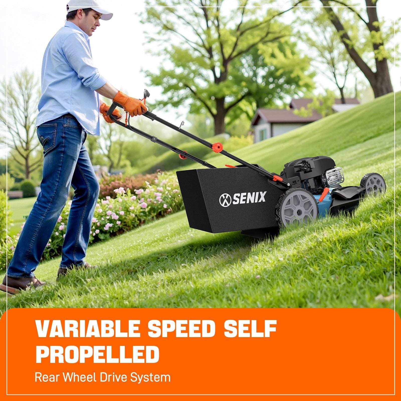 SENIX LSSG-H2 Gas-Walk-Behind-Mowers - View #5
