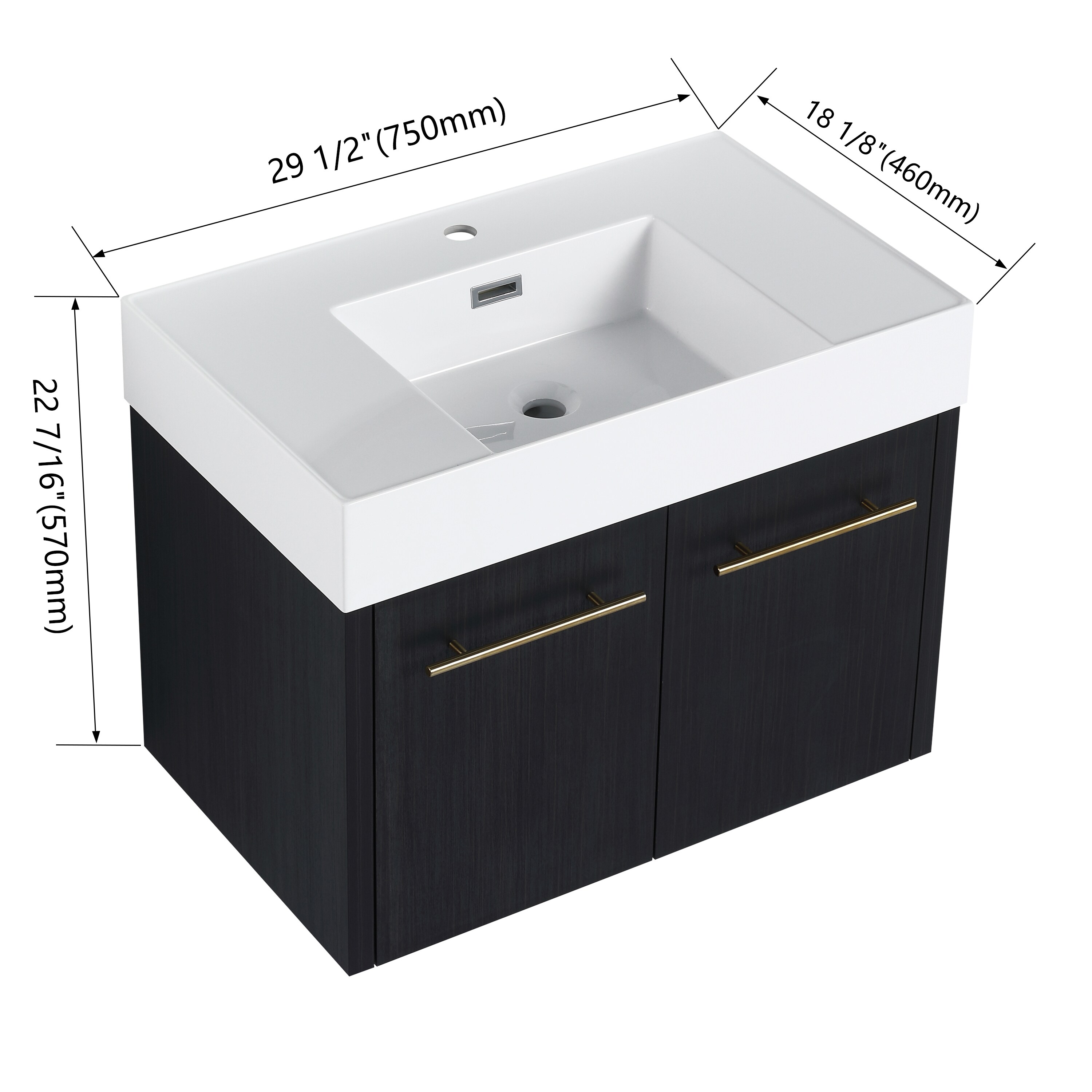 Forclover QNM-0730-MGW Bath-Vanity-Combo - View #4