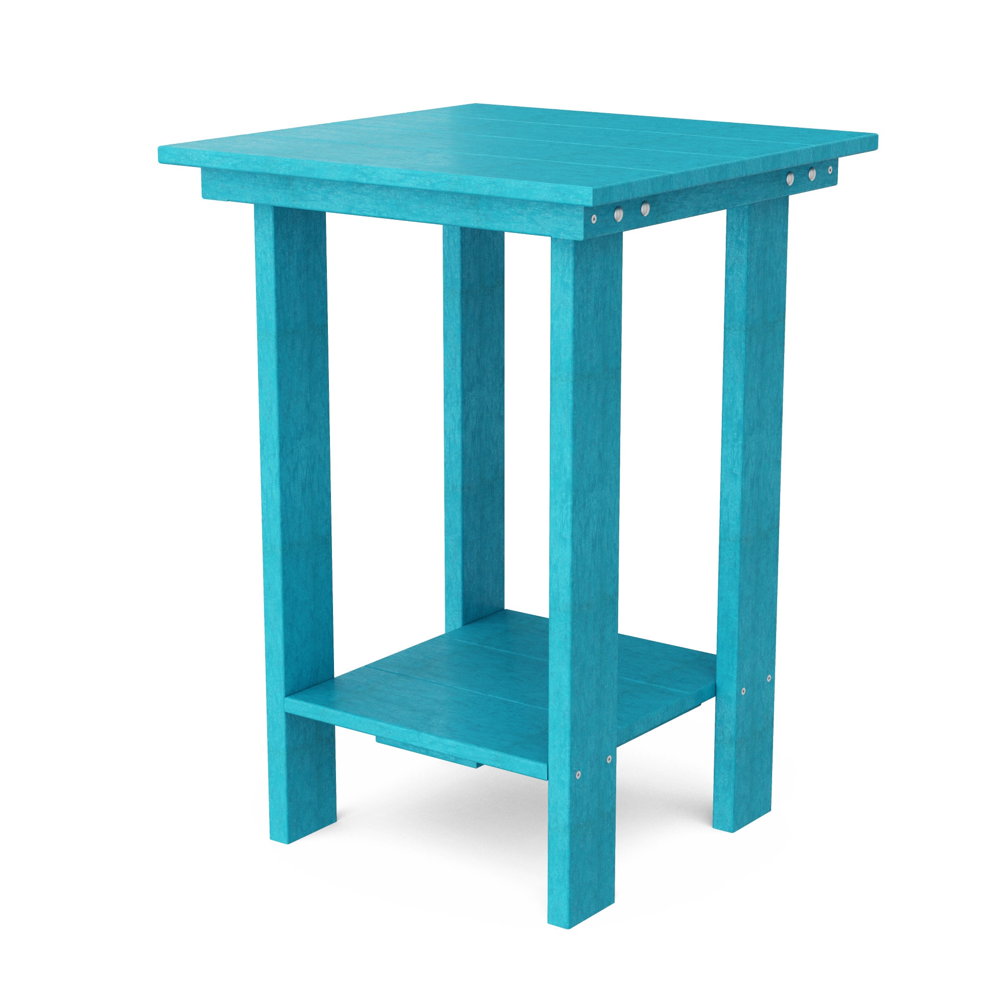 Wildridge LCC-352-AB Contemporary Square Outdoor End Table 22-in W x 22-in L