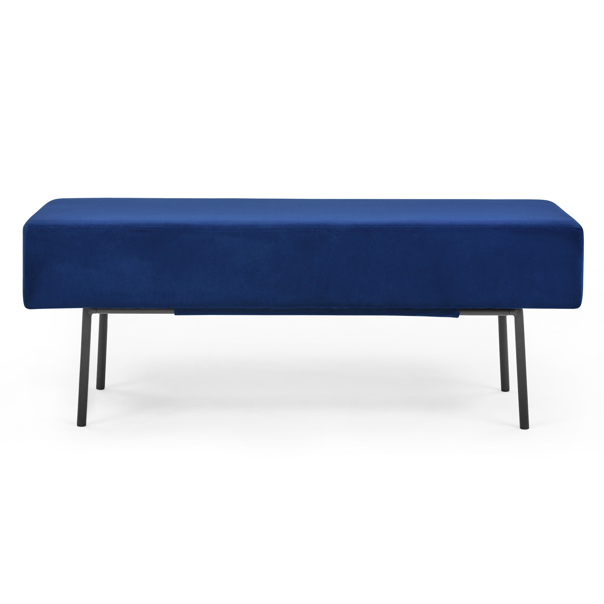 Blue cheap accent bench