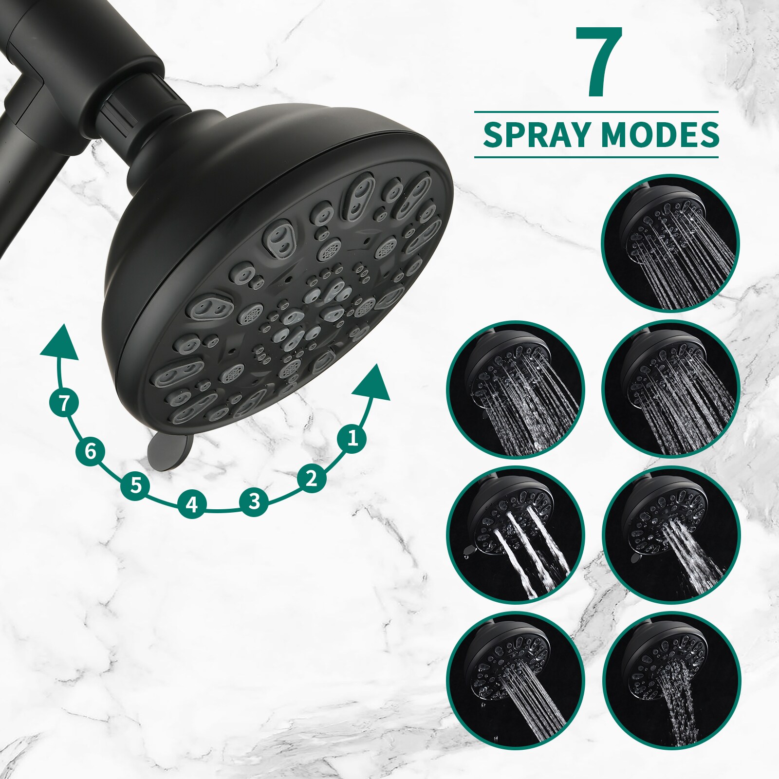 Mondawe MD-KL55534 Showerhead-Bar-Panels - View #5