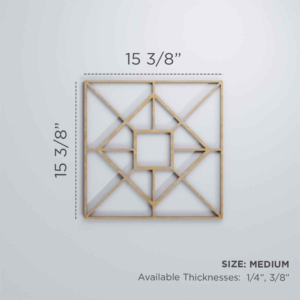 Ekena Millwork WALW16X16X0250JTNAL Wall-Panels - View #2