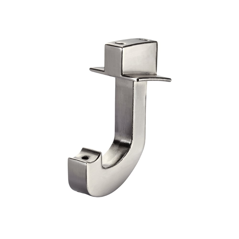 allen + roth WSLHRB Hartford 1.45-in x 3.9-in x 1.5-in Brushed Nickel Valet Rod