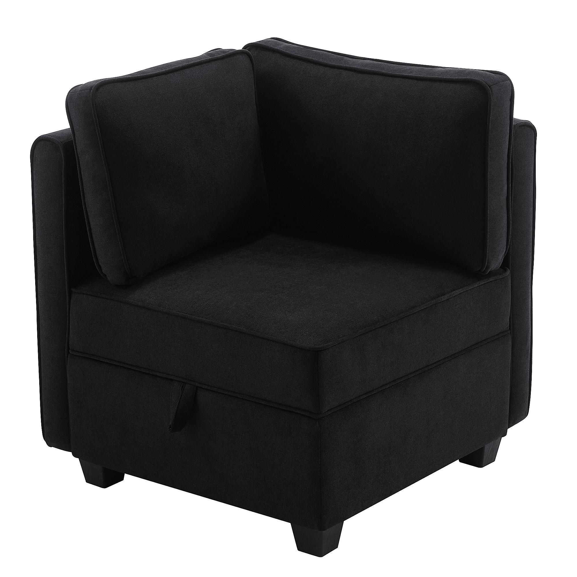 FARATI P109-BLACK-6 Sofas-Loveseats - View #6