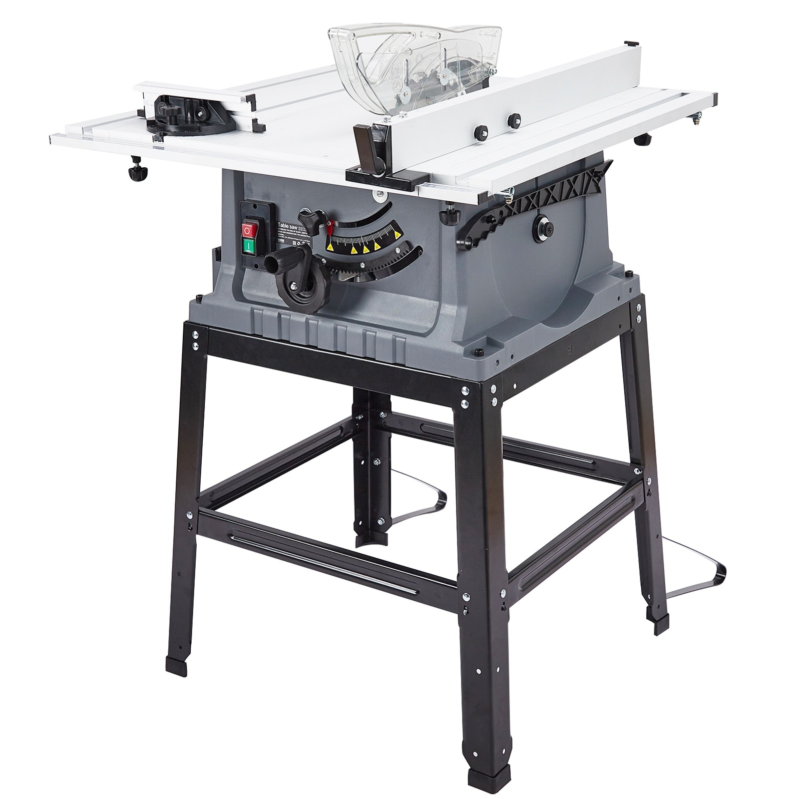 Garvee PHO-0WVXO28K 10-in 15-Amp 120-Volt Corded Portable Jobsite Table Saw with Fixed Stand