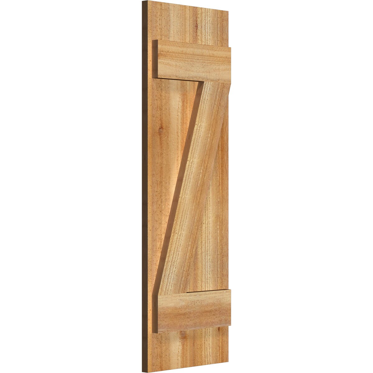 Ekena Millwork RBJ06Z11X033RWR Exterior-Shutters - View #2
