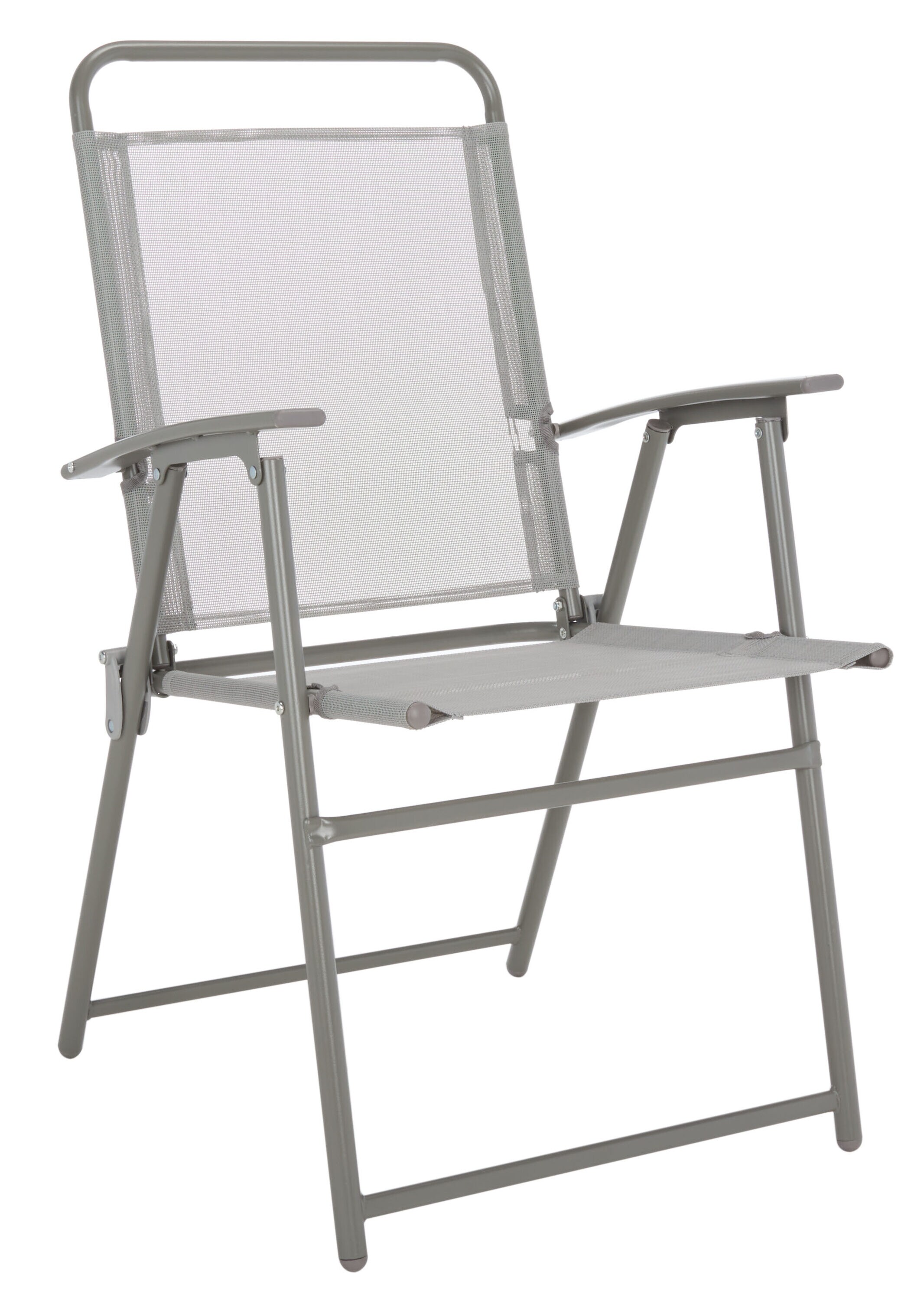 Laurenti 6-Person Grey Glass-Top Outdoor Dining Set with Umbrella